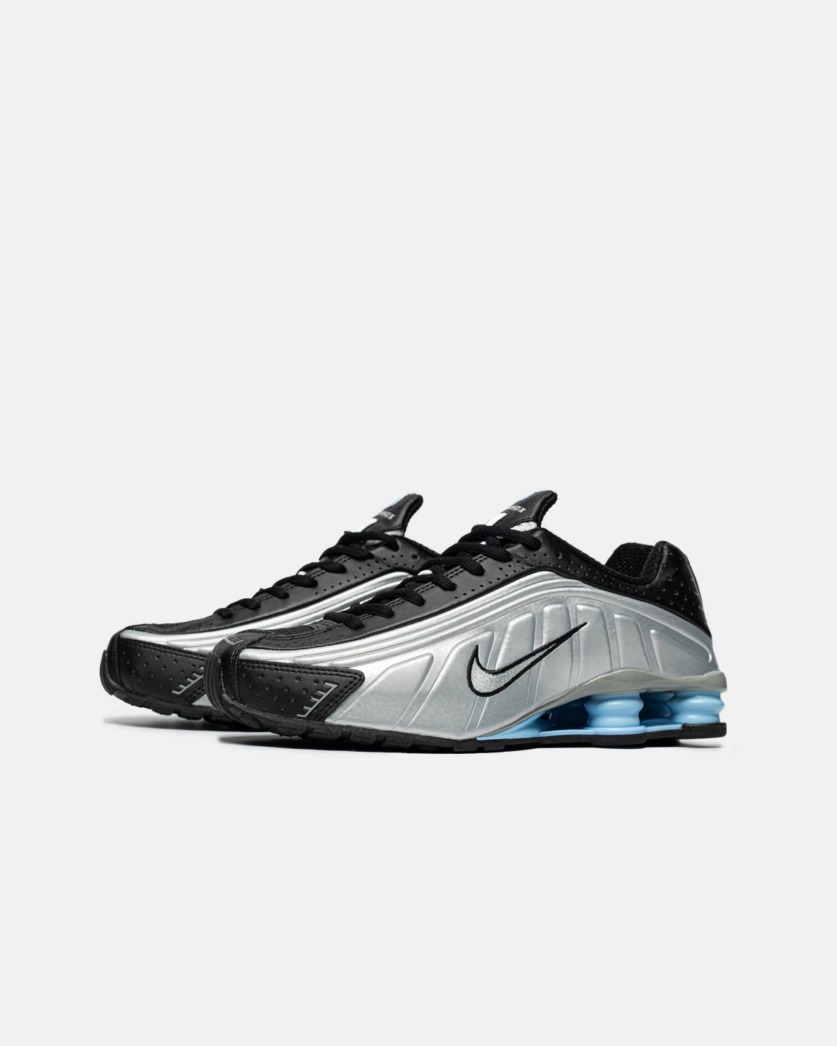 Nike Shox r4 Silver Blue