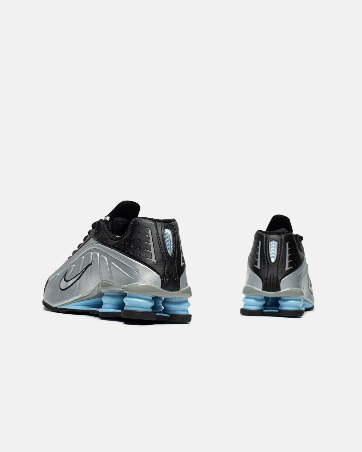 Nike Shox r4 Silver Blue