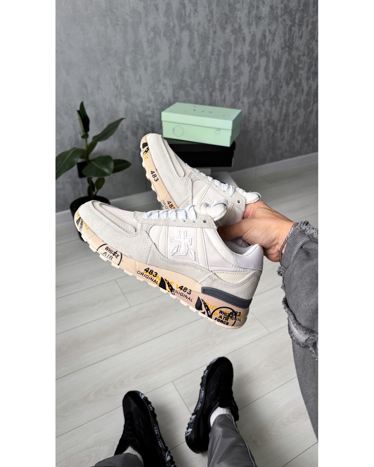 Premiata Landeck Light Beige