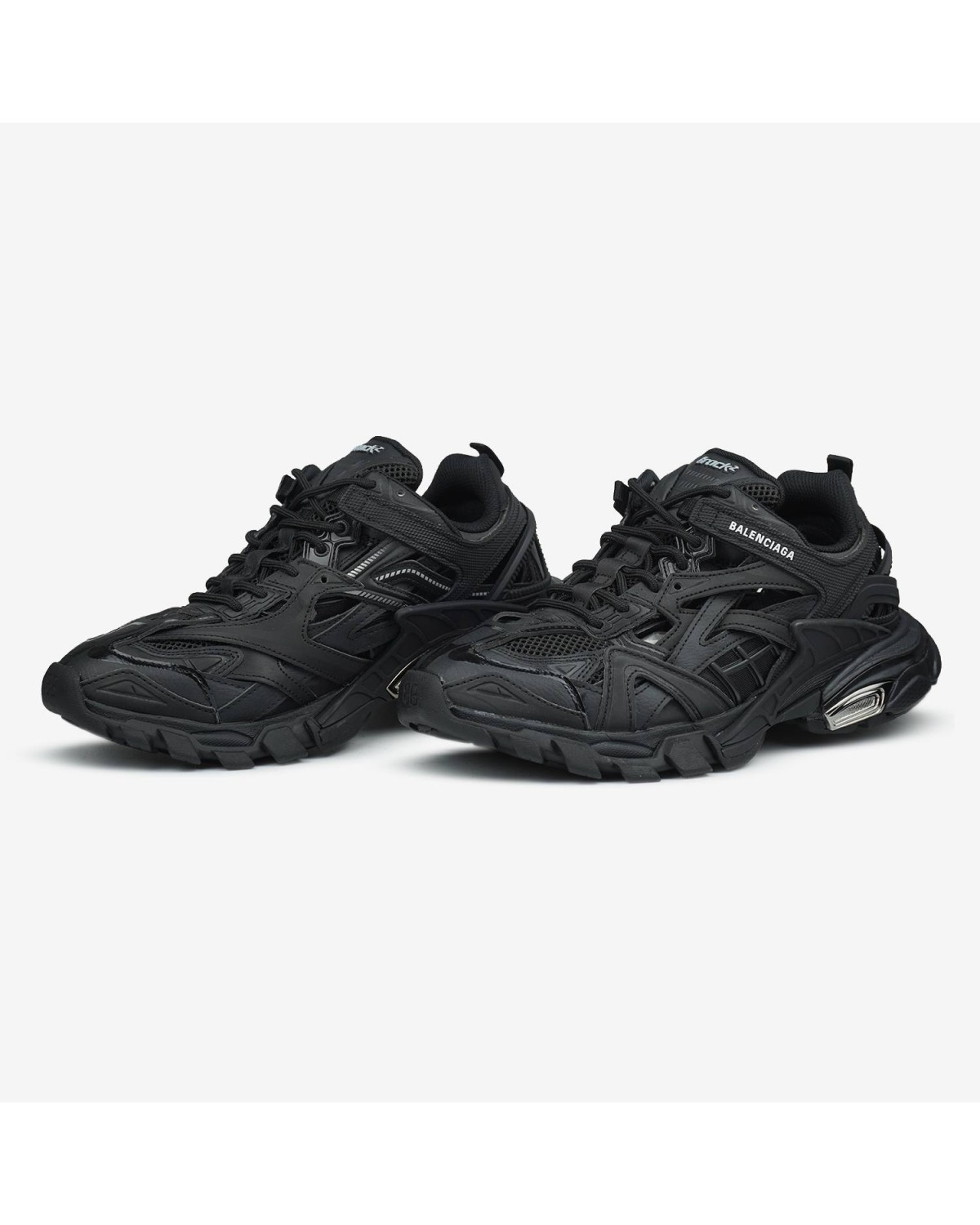 Balenciaga Track 2 Total Black Gold