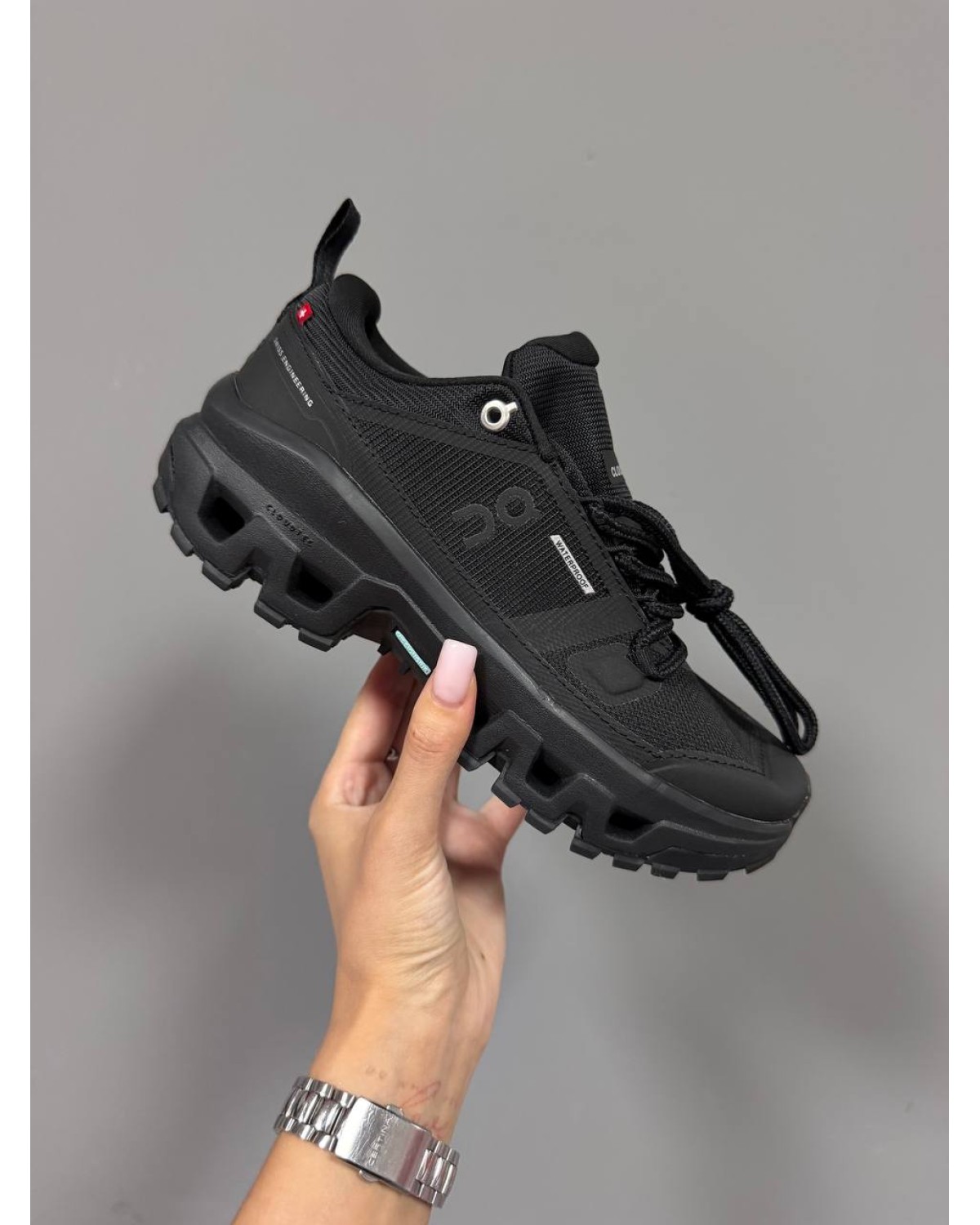 ON Cloudrock Waterproof Full Black