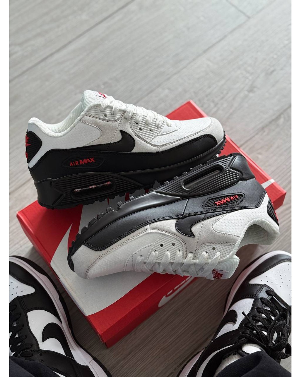 Nike Air Max 90 White Black University Red Nike Air Max 90 White Black University Red