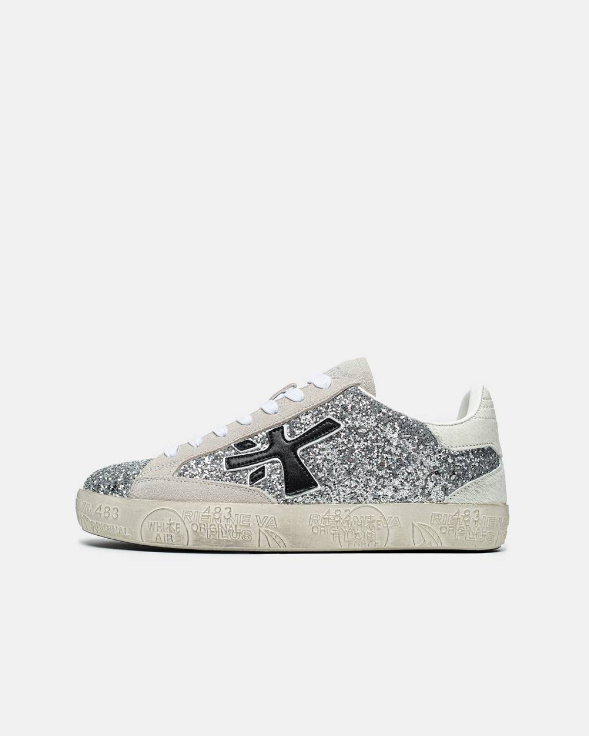Premiata Stevend 6660 Silver Glitters