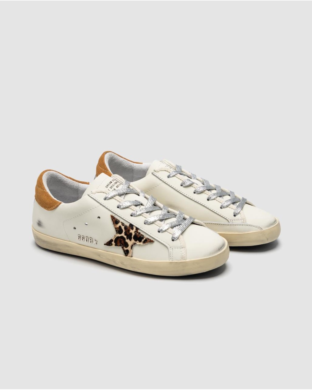 Golden Goose Superstar low cut White leo Star