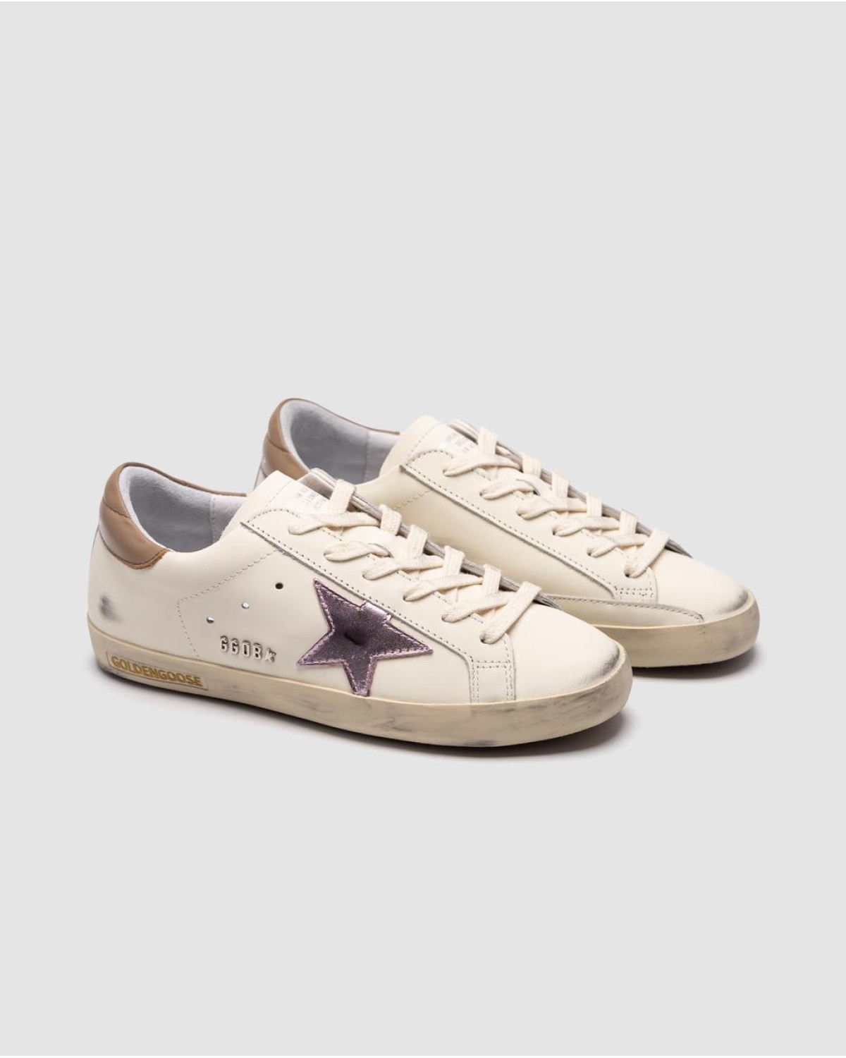 Golden Goose Super-Star Ice White Orchid Pink
