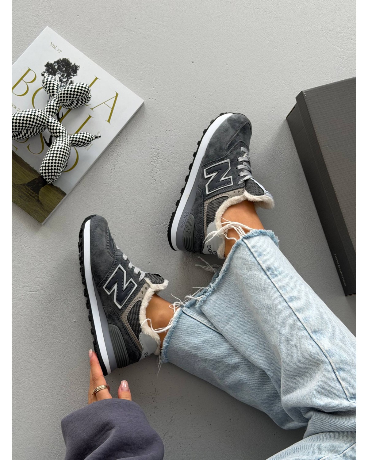New Balance 574 Grey Fur