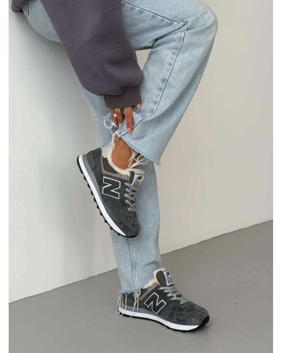 New Balance 574 Grey Fur