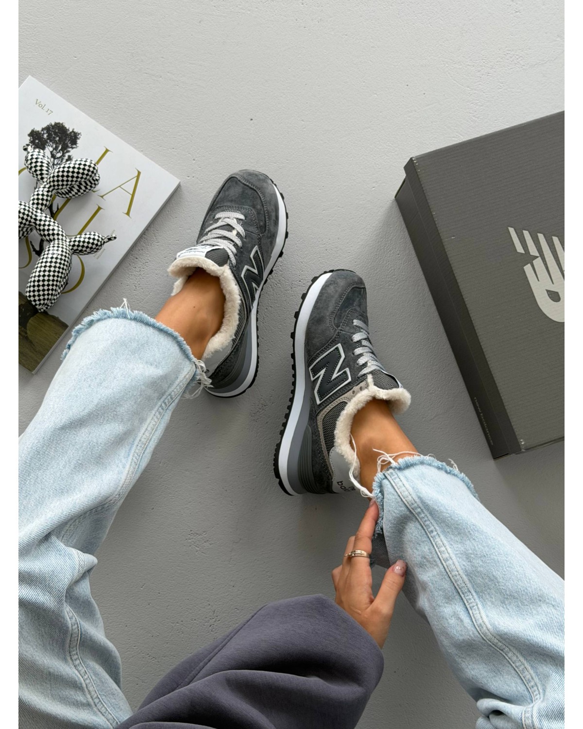 New Balance 574 Grey Fur