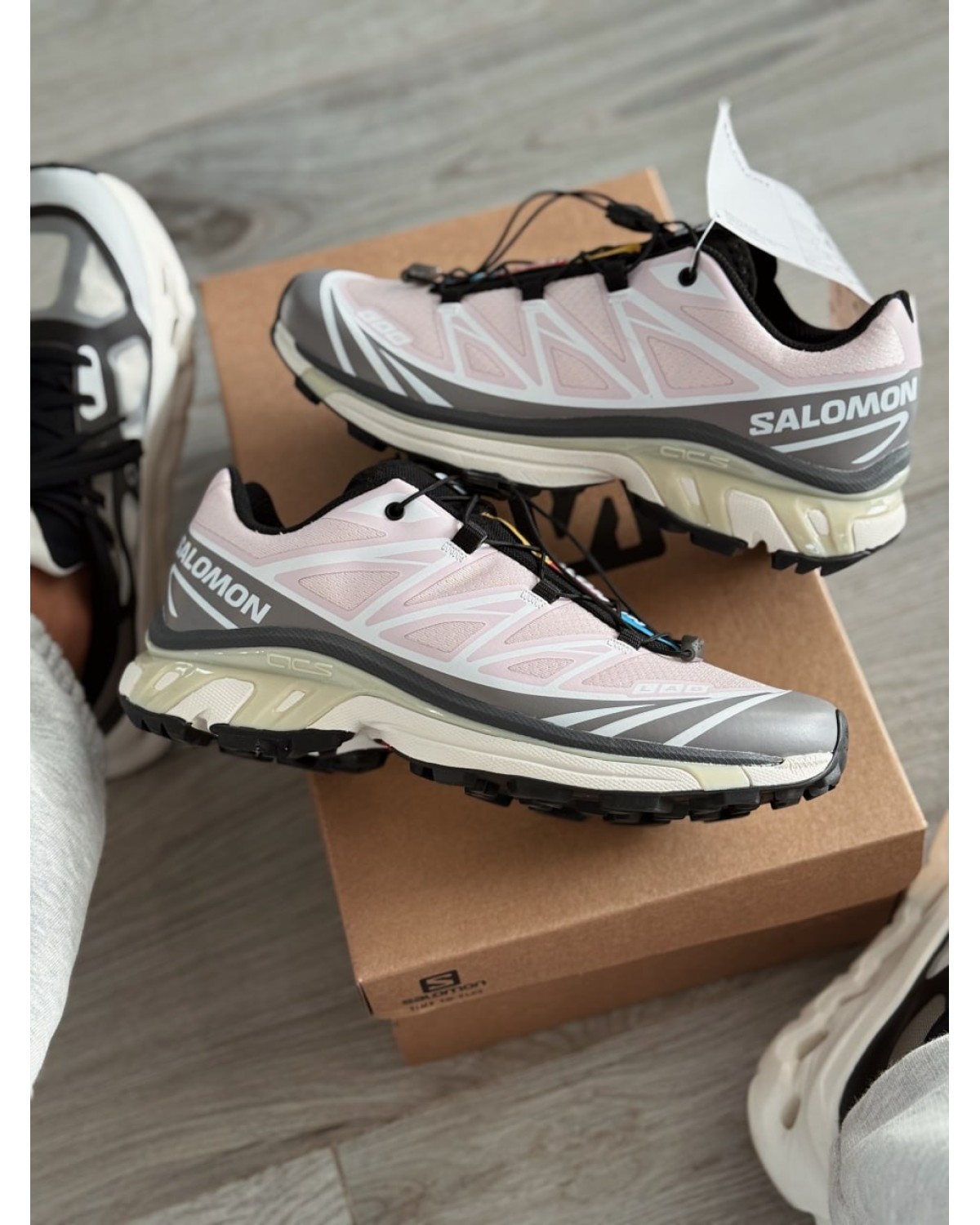 Salomon XT-6 LAB Black / Icy Pink / Dawn Pink