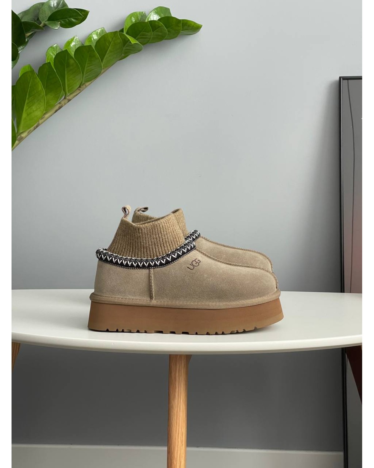 Ugg Tasman Platform Sock Khaki