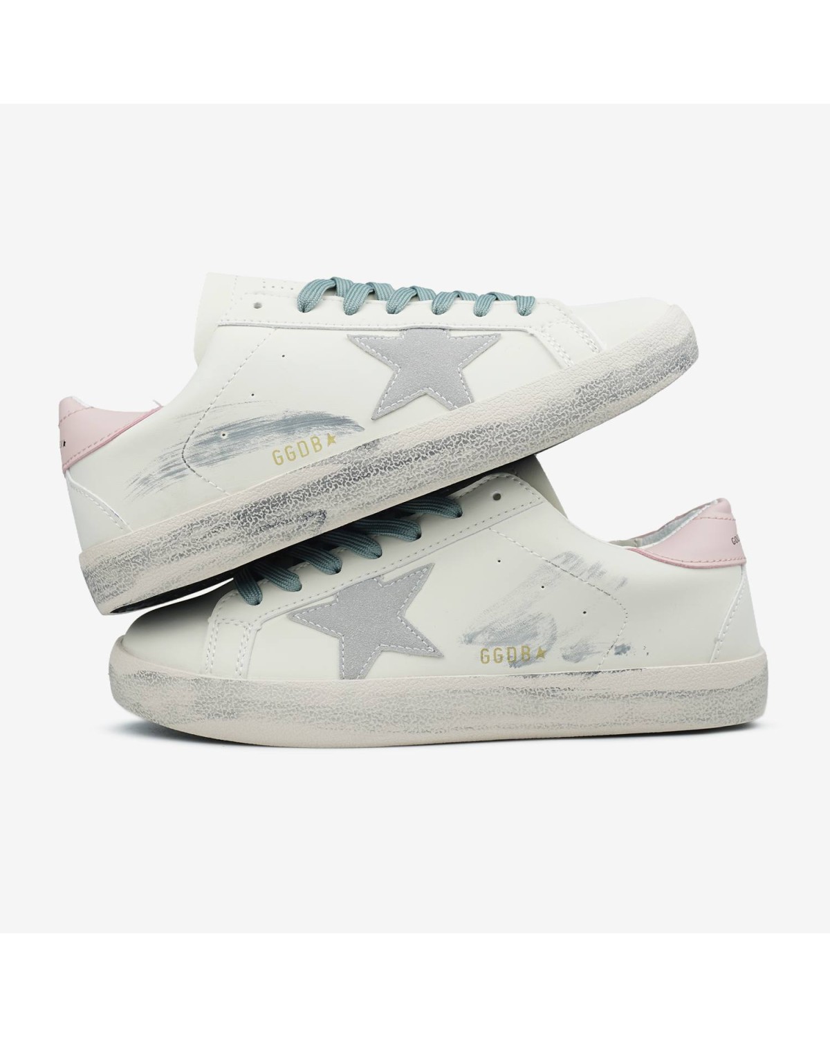 Golden Goose Cream Grey Star
