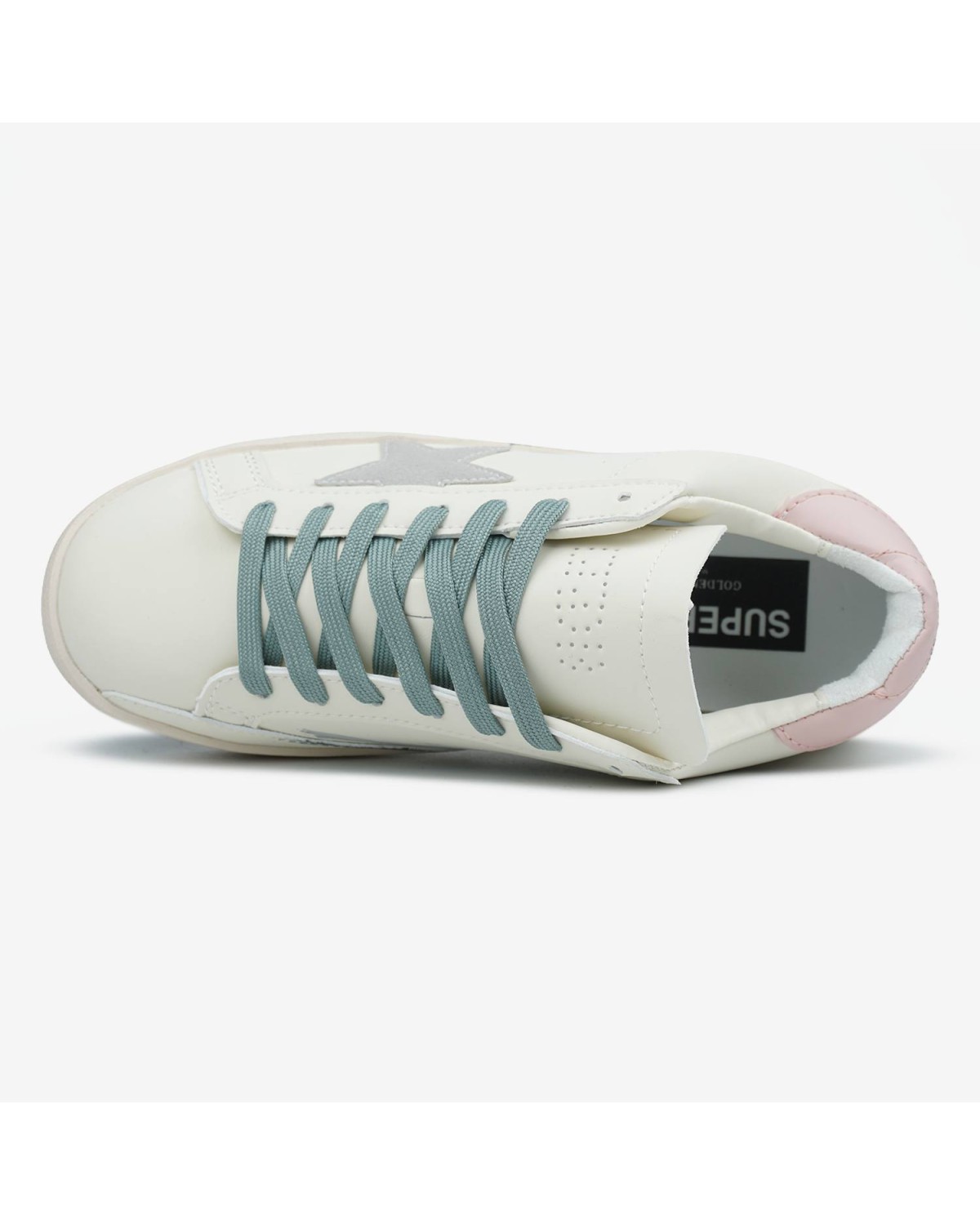 Golden Goose Cream Grey Star
