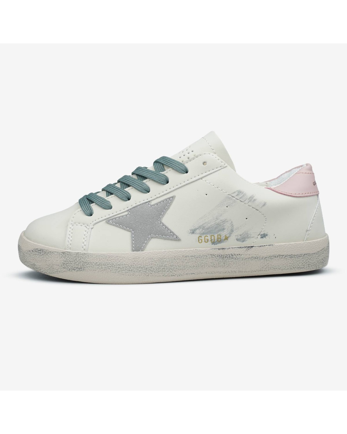 Golden Goose Cream Grey Star