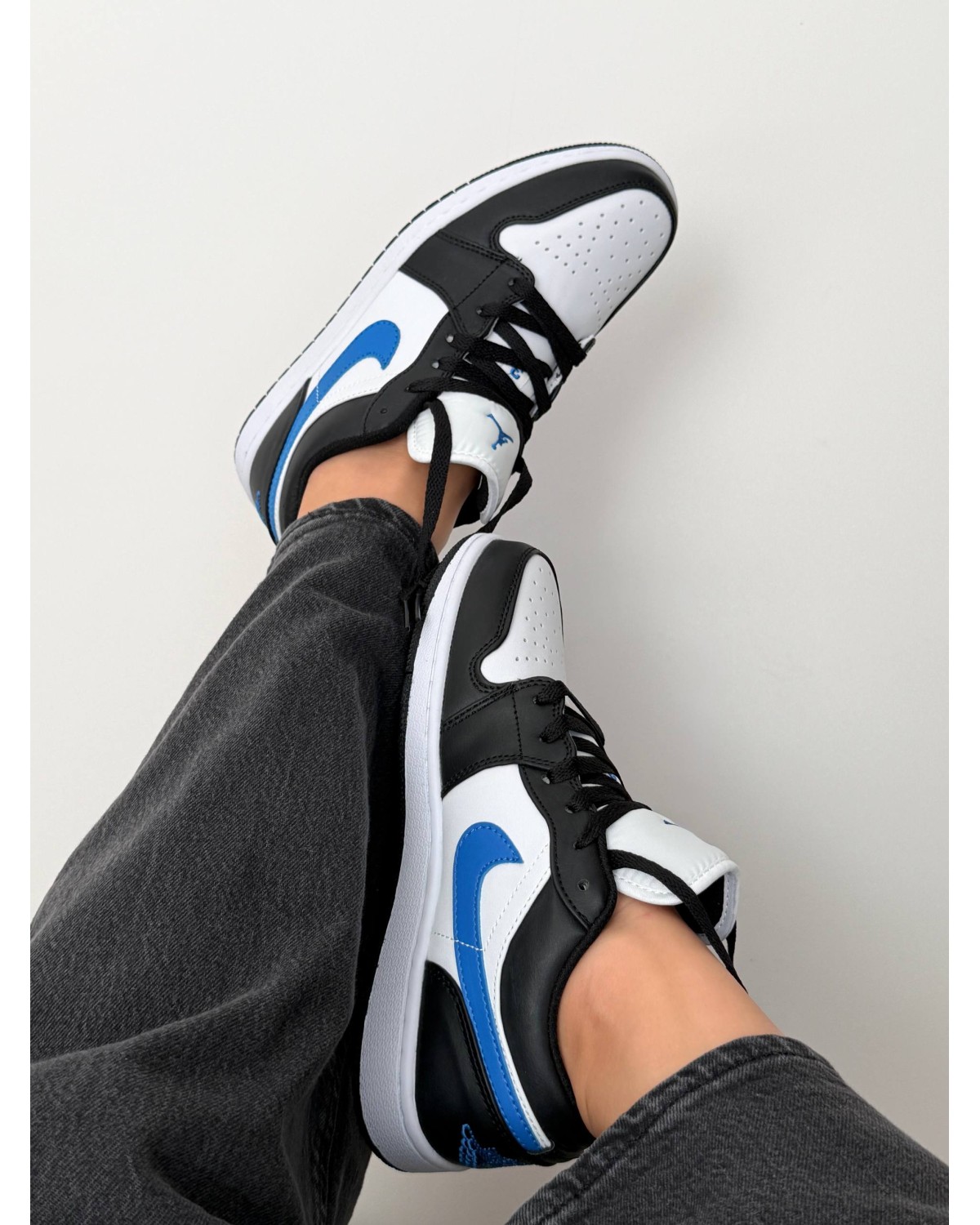 Jordan 1 Low White Black Blue Jordan 1 Low White Black Blue