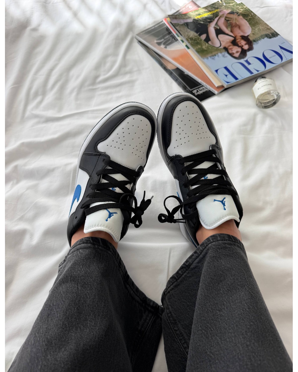 Jordan 1 Low White Black Blue Jordan 1 Low White Black Blue