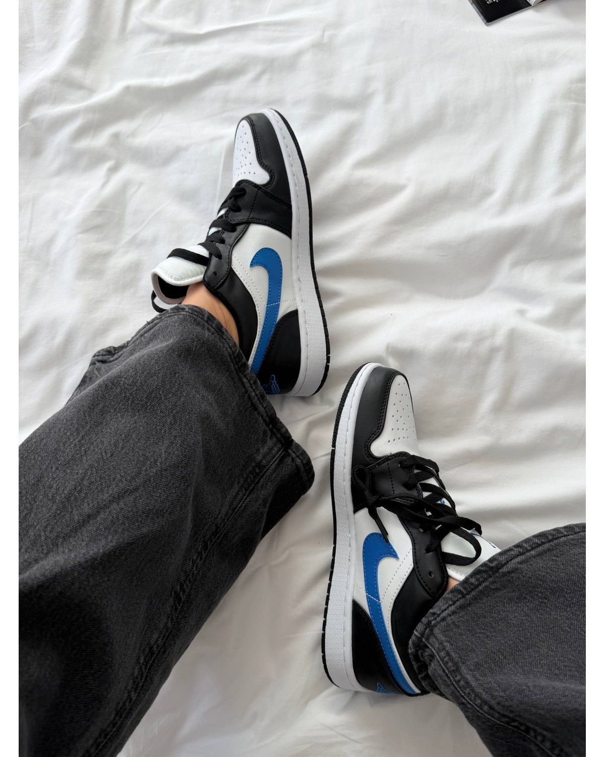 Jordan 1 Low White Black Blue Jordan 1 Low White Black Blue