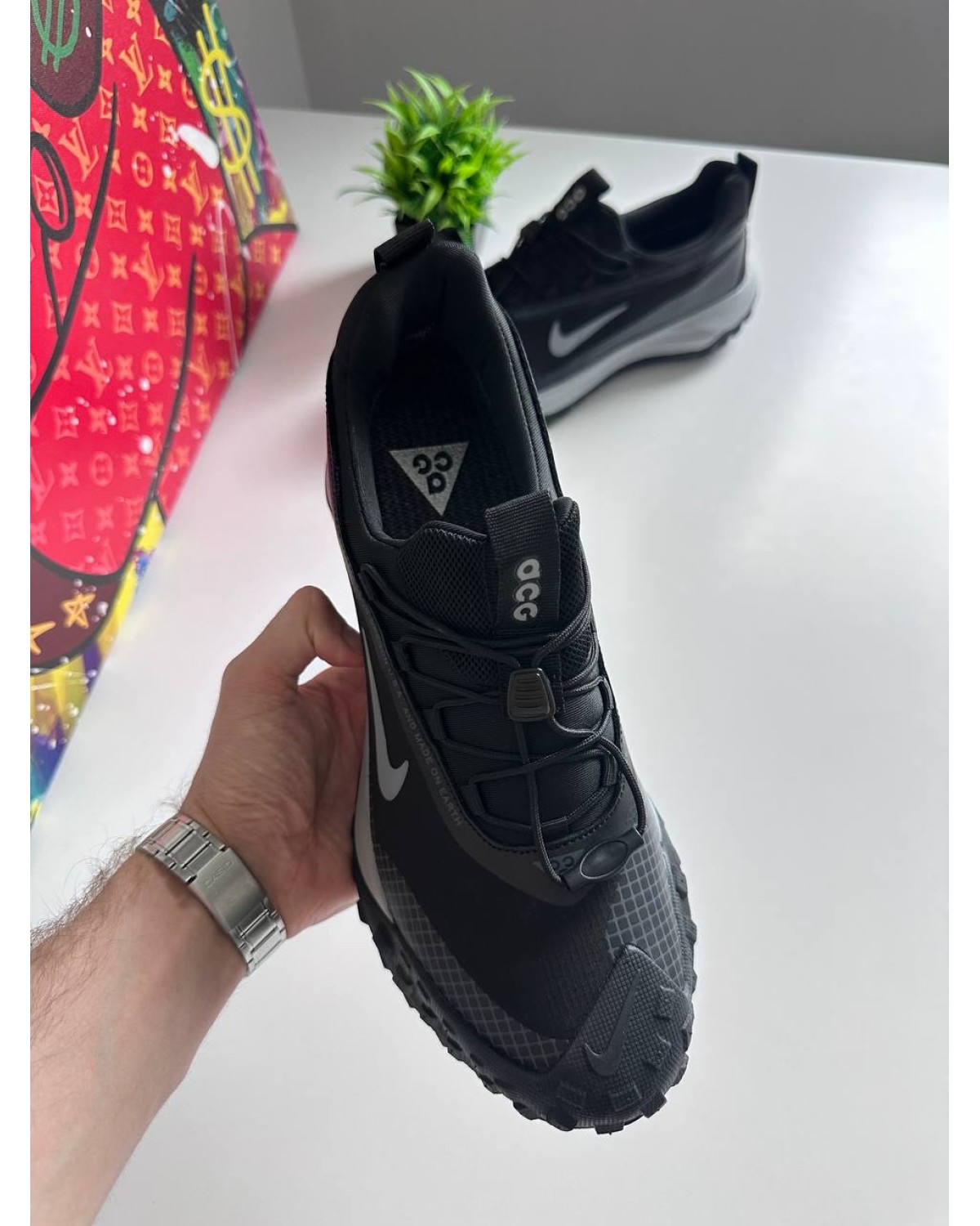 Nike ACG Mountain Fly Low Gore-Tex Black Grey