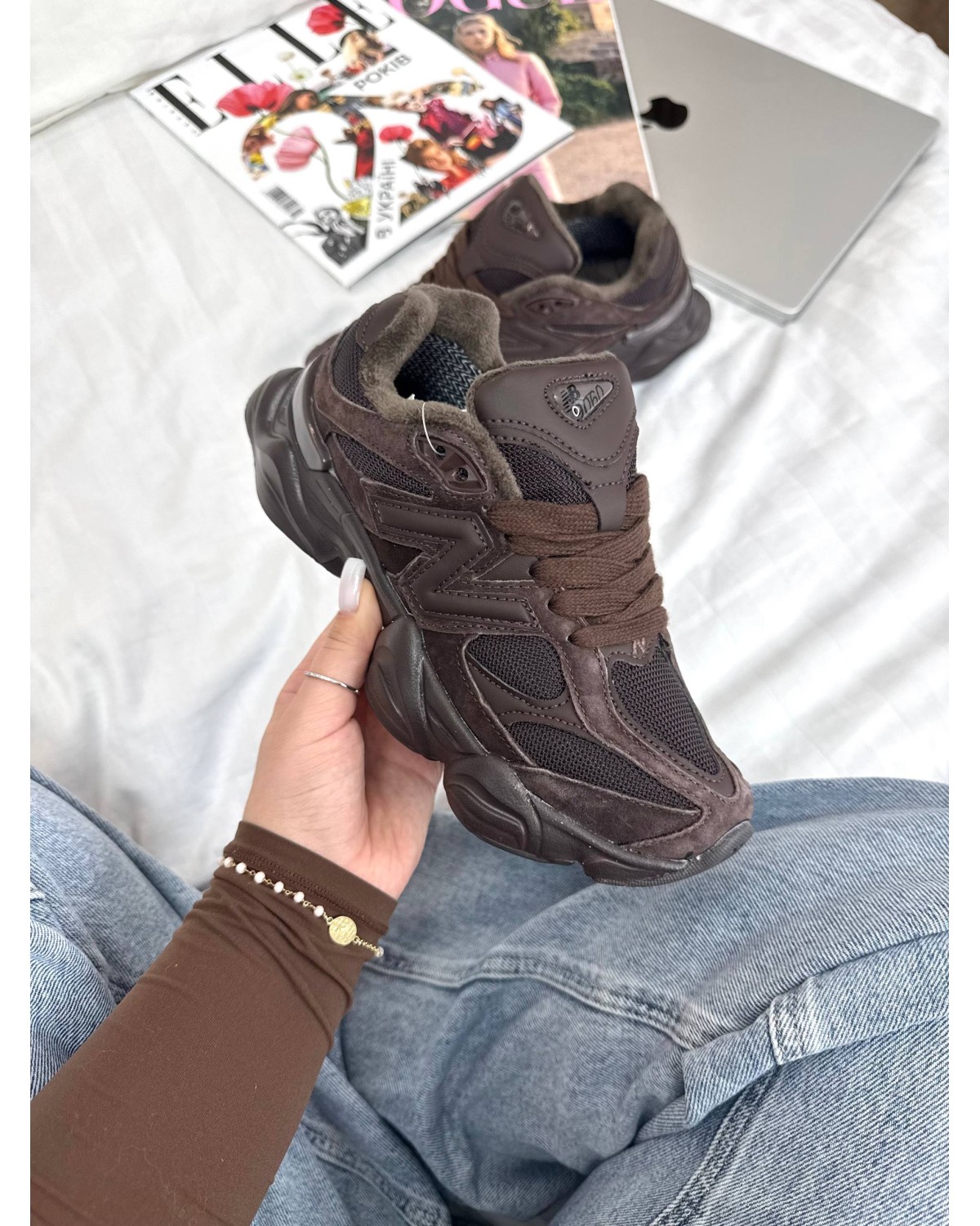New Balance 9060 Brown Gore-tex
