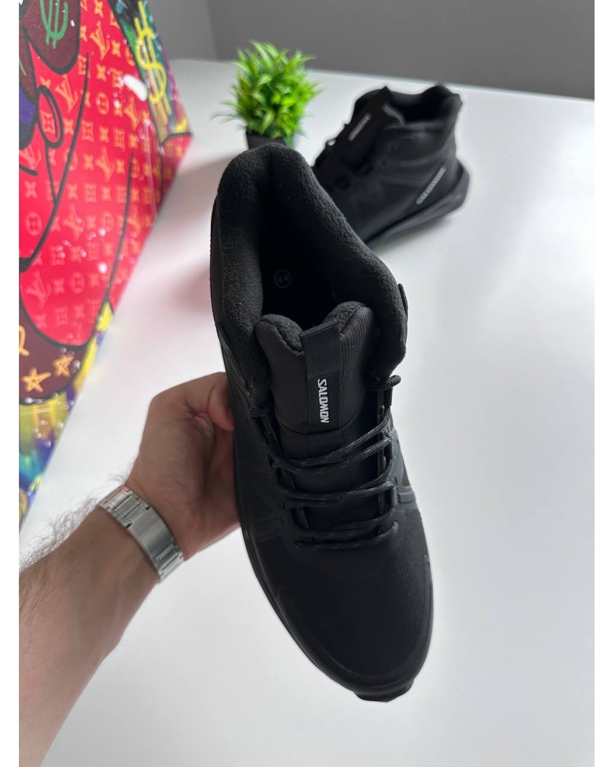 Salomon Outpulse Mid Waterproof Gore-Tex Black White