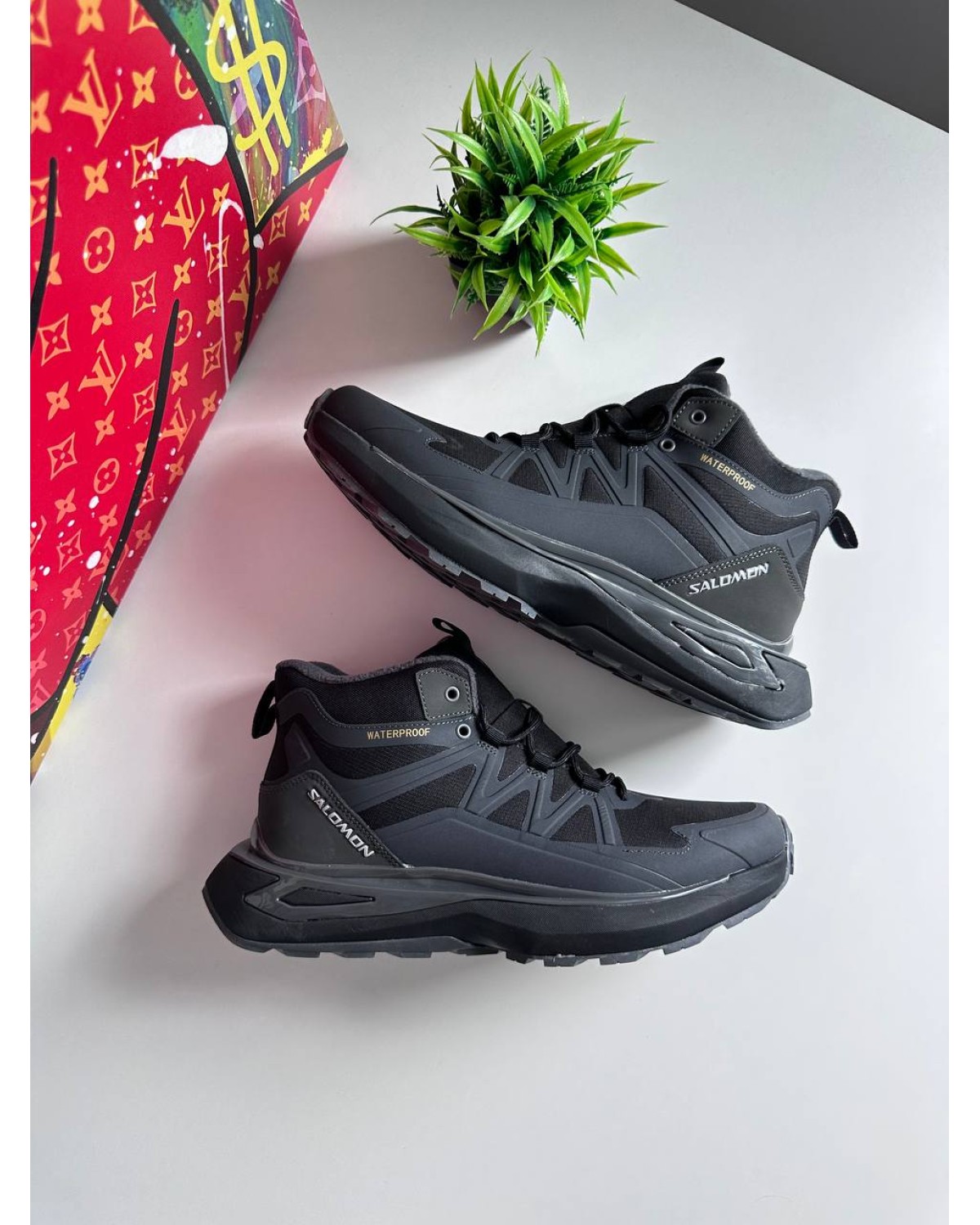 Salomon Outpulse Mid Waterproof Black Grey