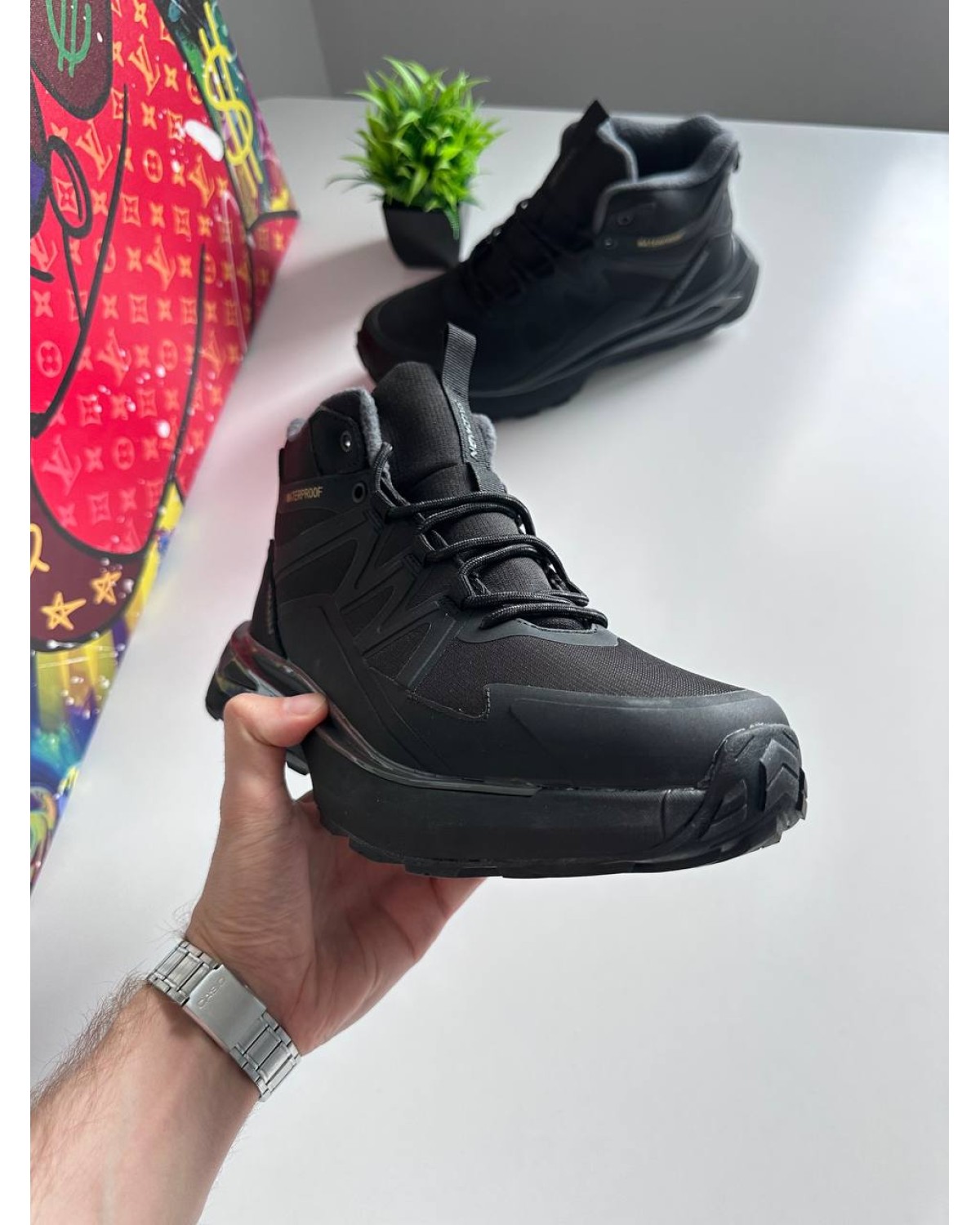Salomon Outpulse Mid Waterproof Black