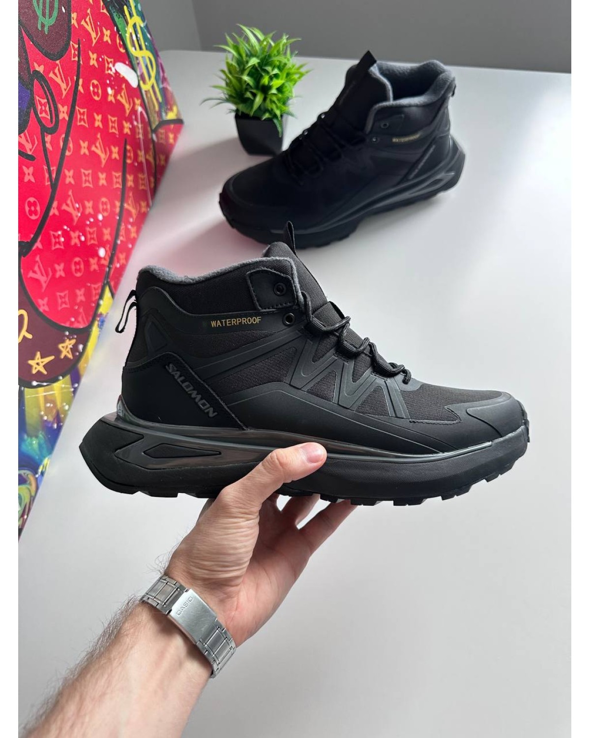 Salomon Outpulse Mid Waterproof Black