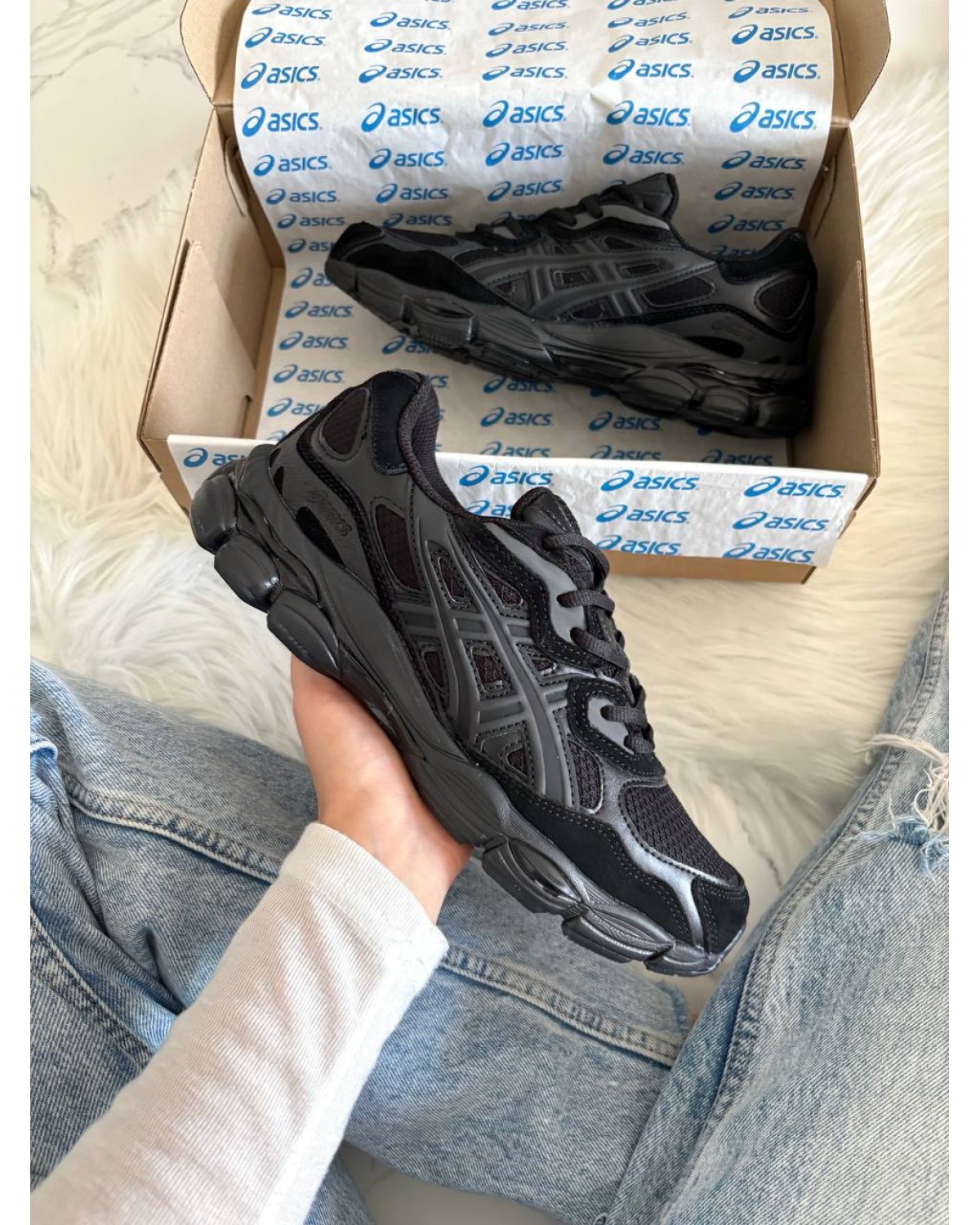 Asics Gel-NYC Full Black Gore-Tex Termo