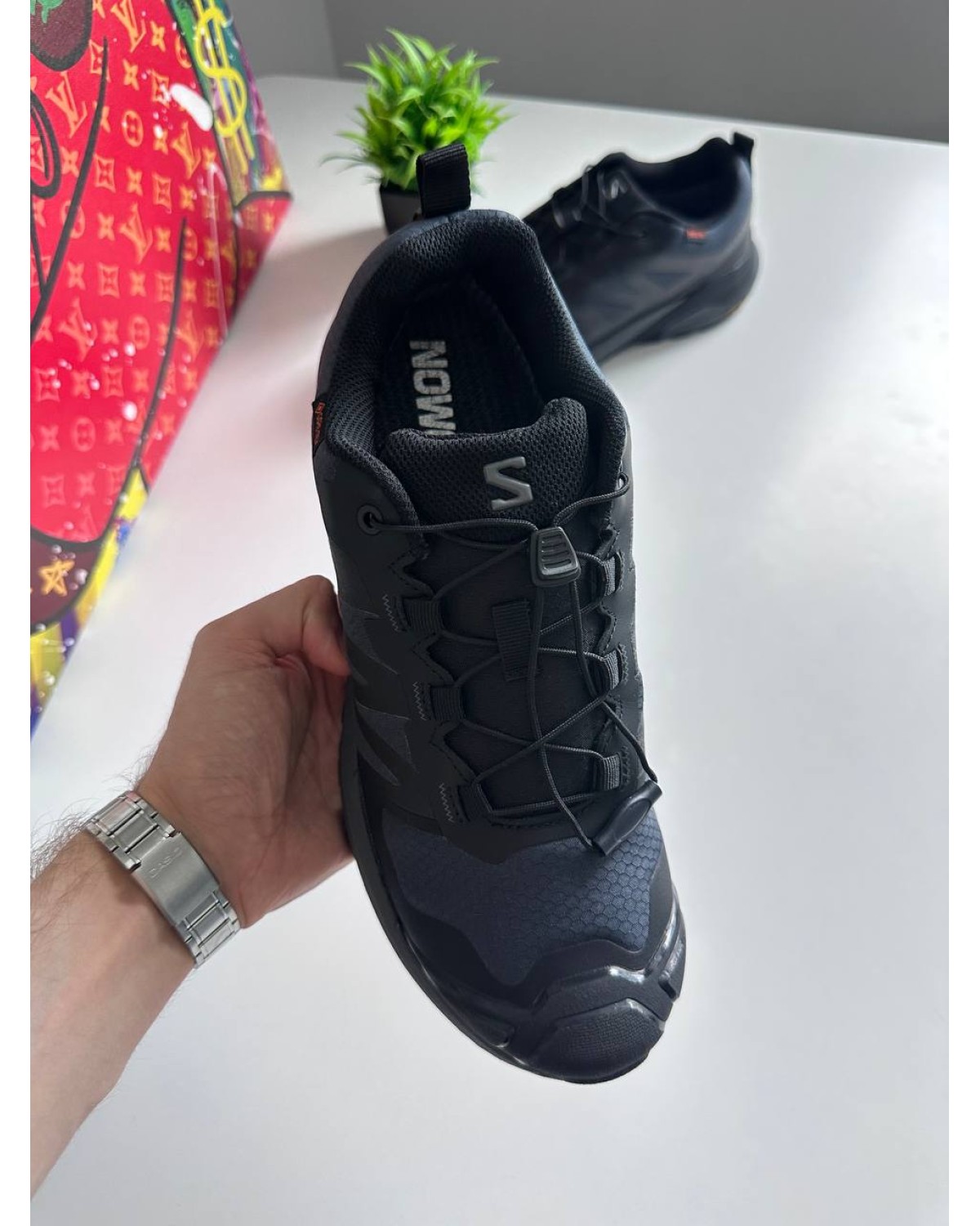 Salomon X-Adventure GTX Black Dark Grey Salomon X-Adventure GTX Black Dark Grey