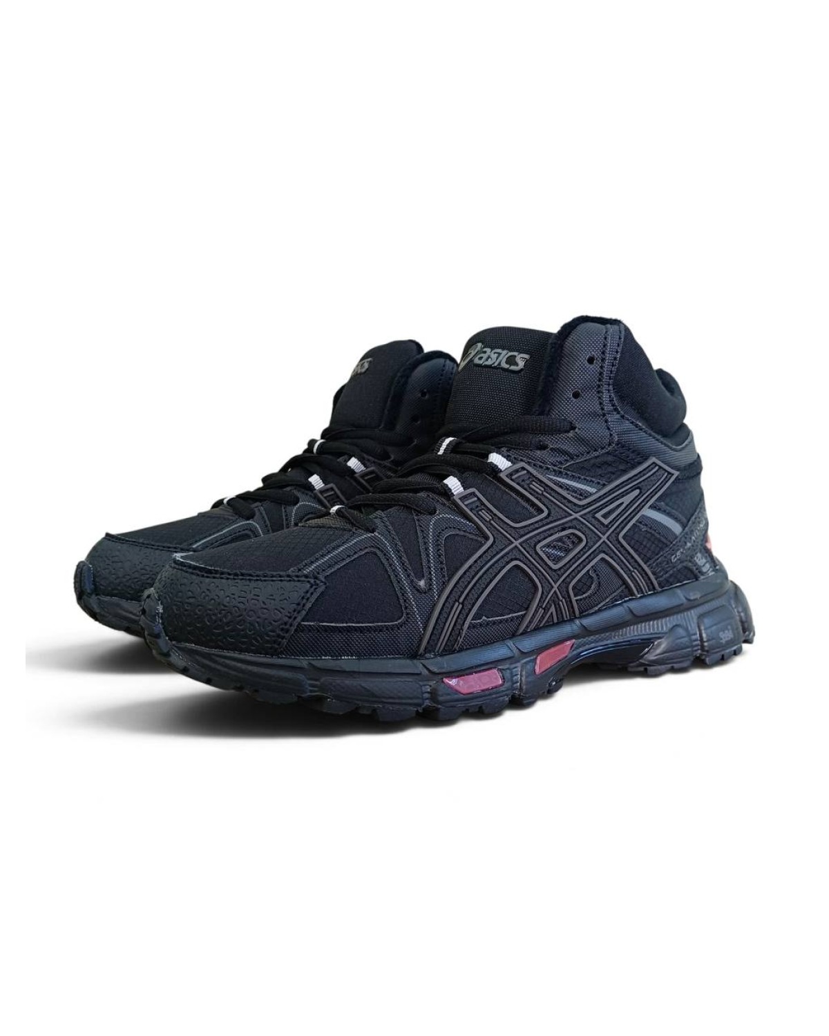 Asics Gel Kahana 8 High Black Red Fur