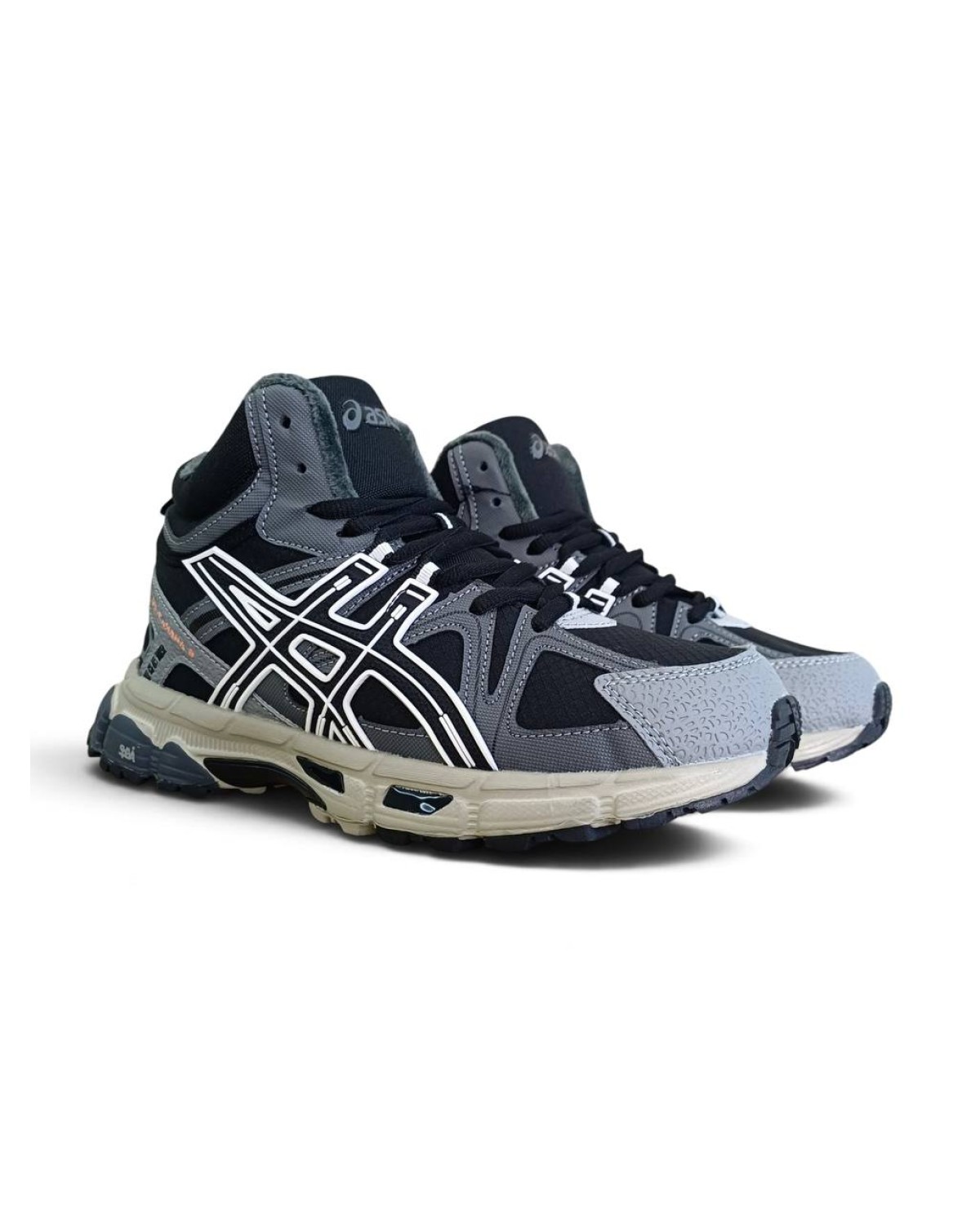 Asics Gel Kahana 8 High Grey Black Fur Asics Gel Kahana 8 High Grey Black Fur