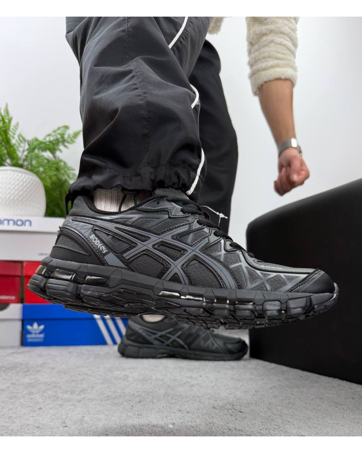 Asics Gel-Kayano 20 Black Grey Gore Tex Asics Gel-Kayano 20 Black Grey Gore Tex