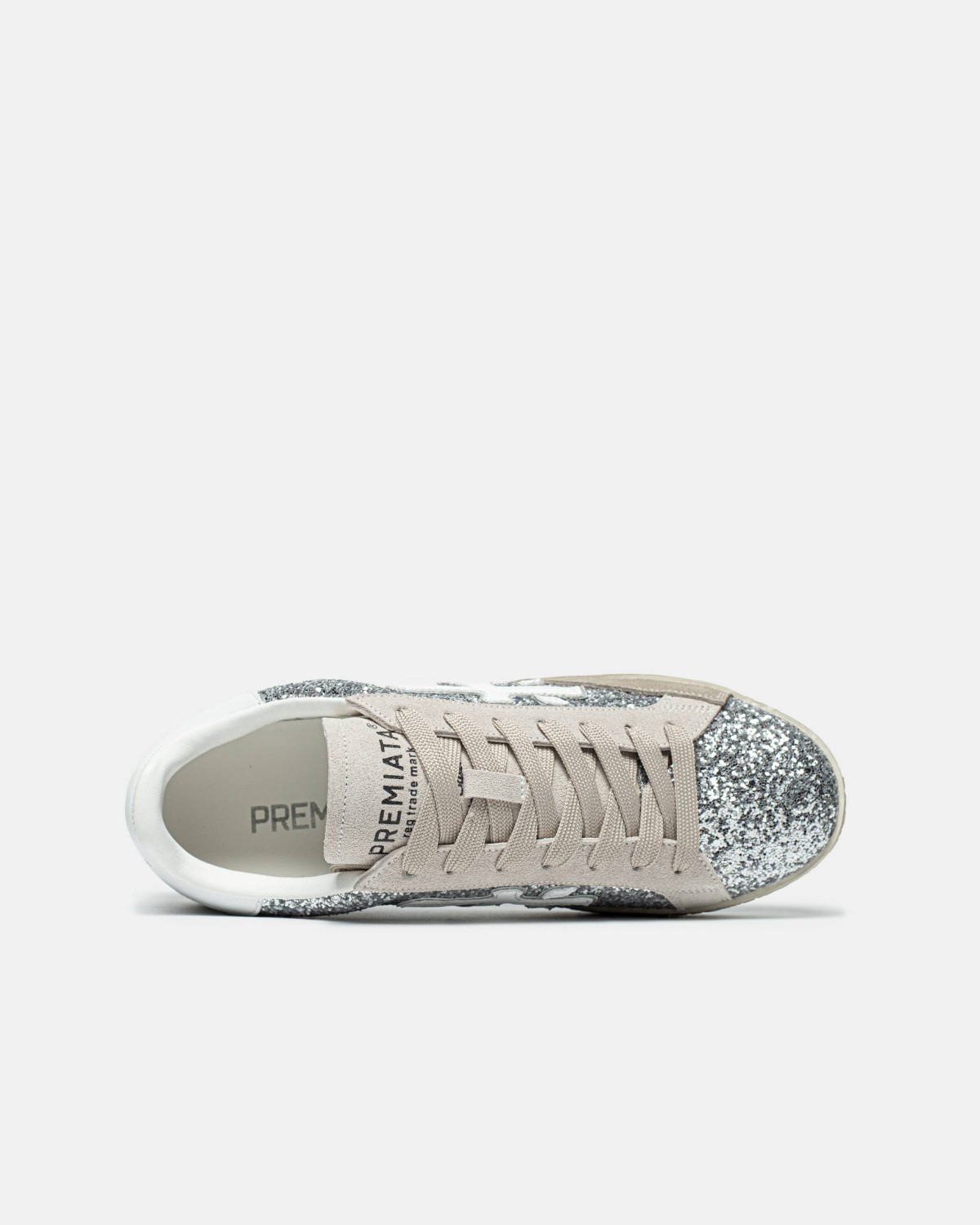 Premiata Stevend 6660 Glitter Silver/ White Premiata Stevend 6660 Glitter Silver/ White