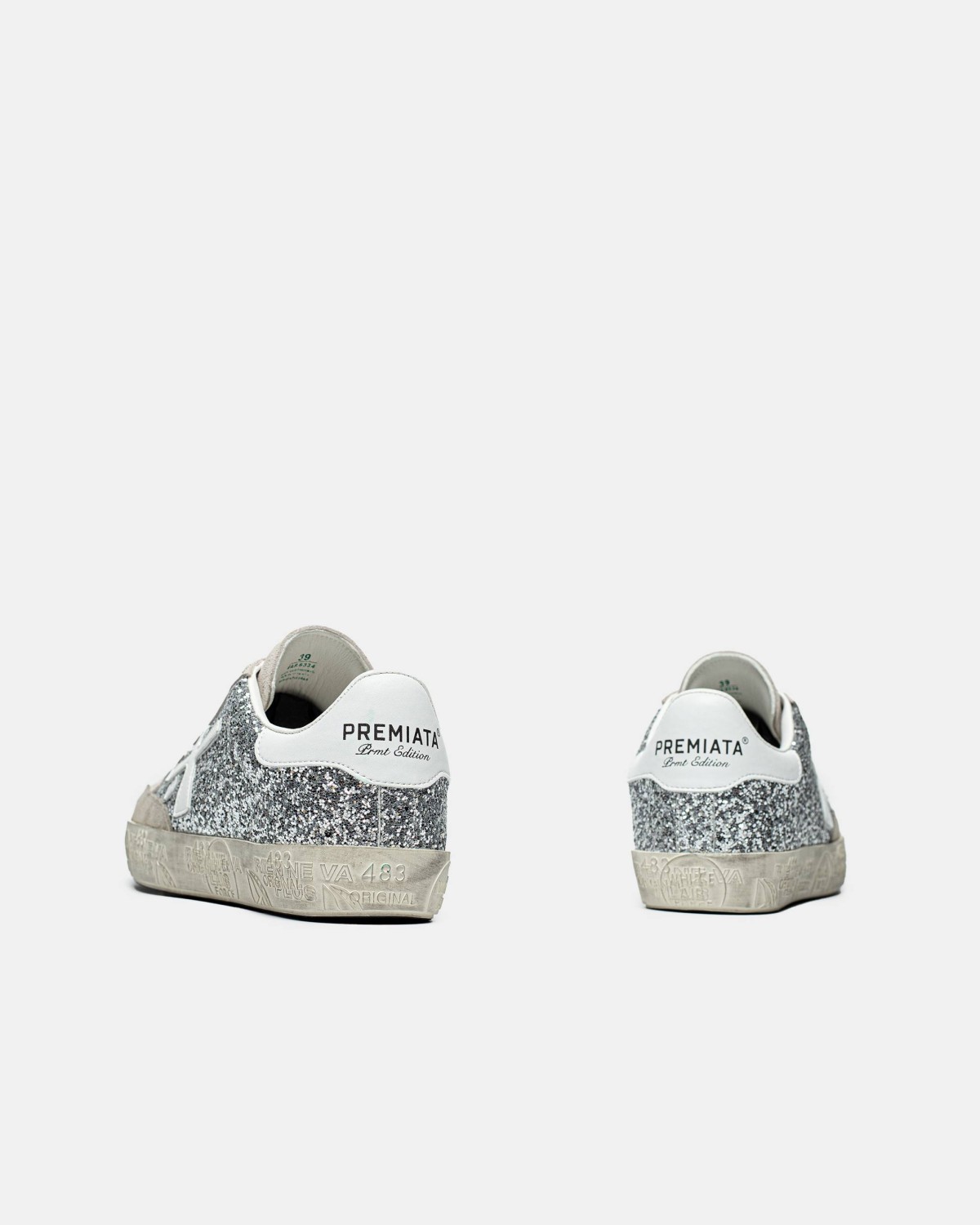 Premiata Stevend 6660 Glitter Silver/ White Premiata Stevend 6660 Glitter Silver/ White
