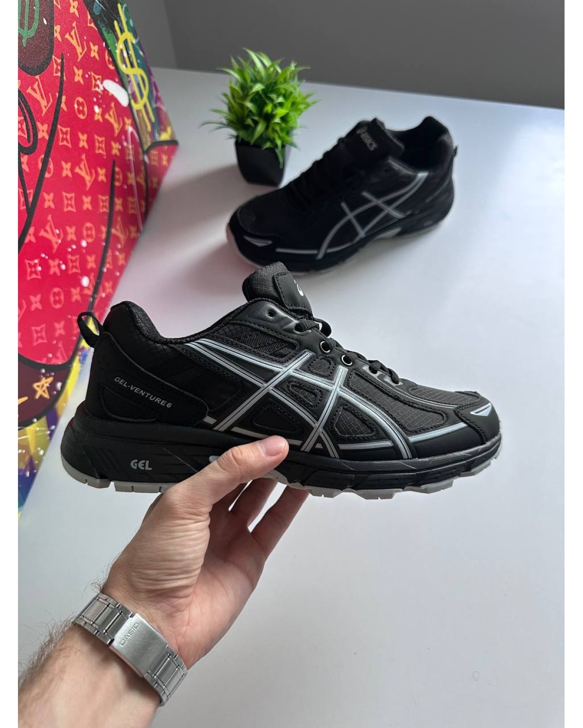 Asics Gel-Venture 6 Black Grey