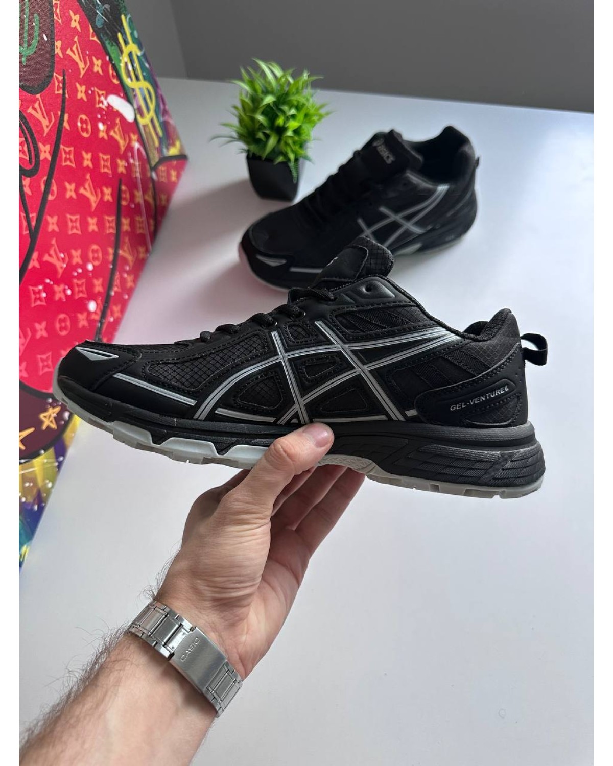 Asics Gel-Venture 6 Black Grey