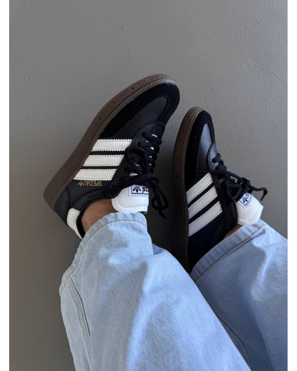 Adidas Spezial White / Black Leather