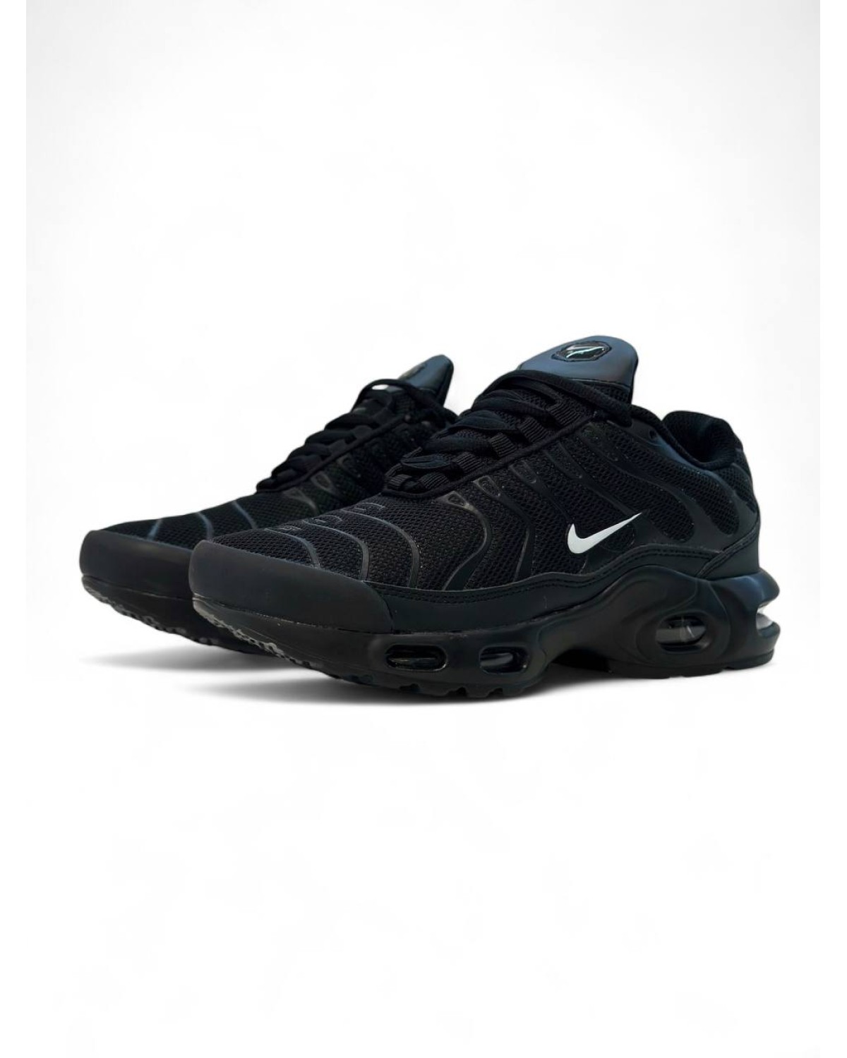 Nike Air Max TN Plus Full Black White Logo