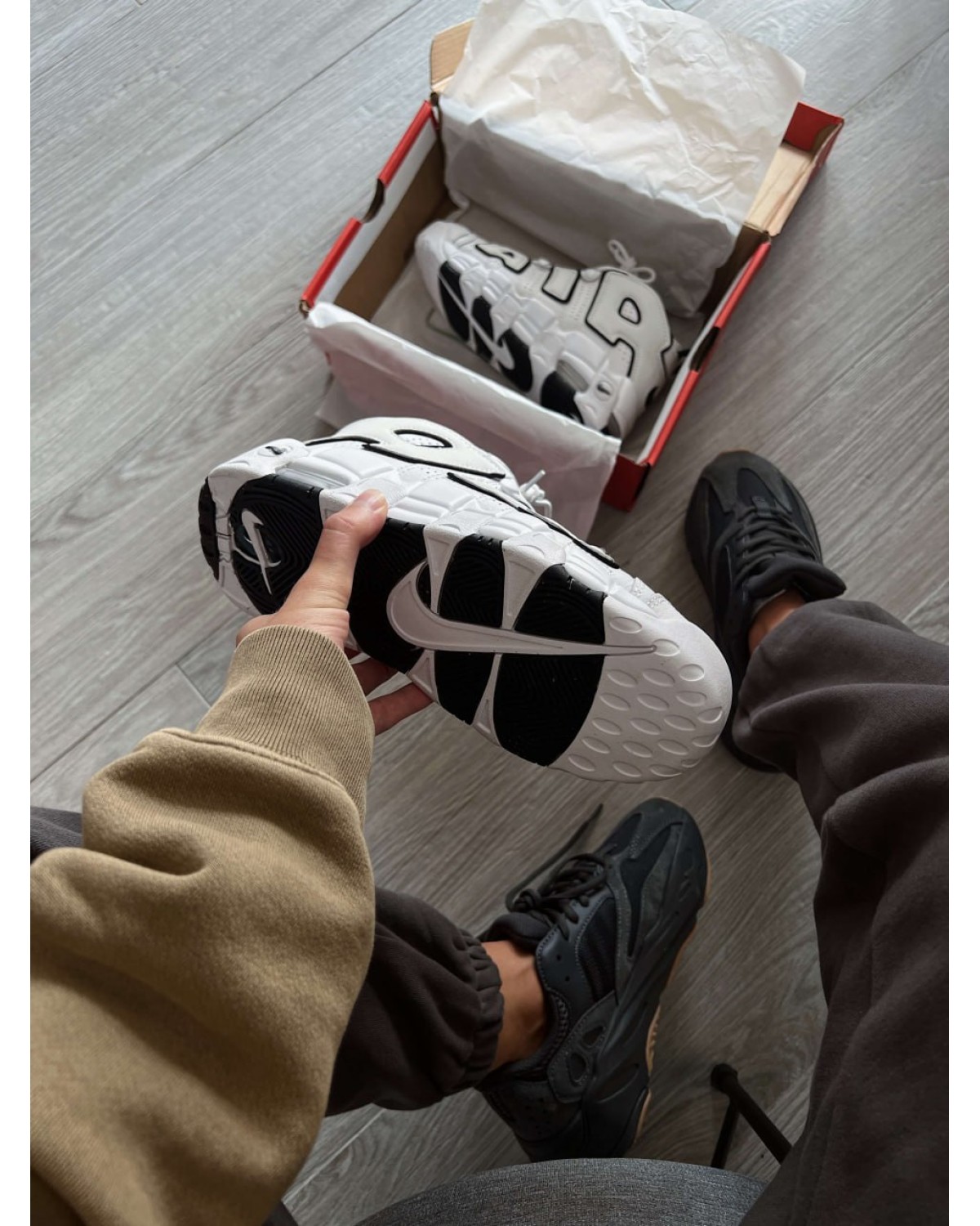 Nike Air More Uptempo 'White Black'