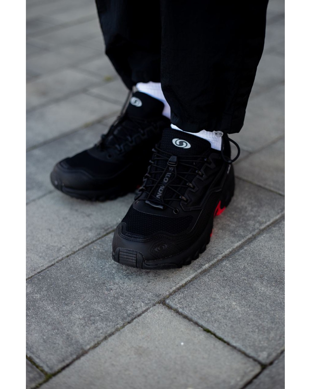 Salomon ACS + FT Black Red Thermo
