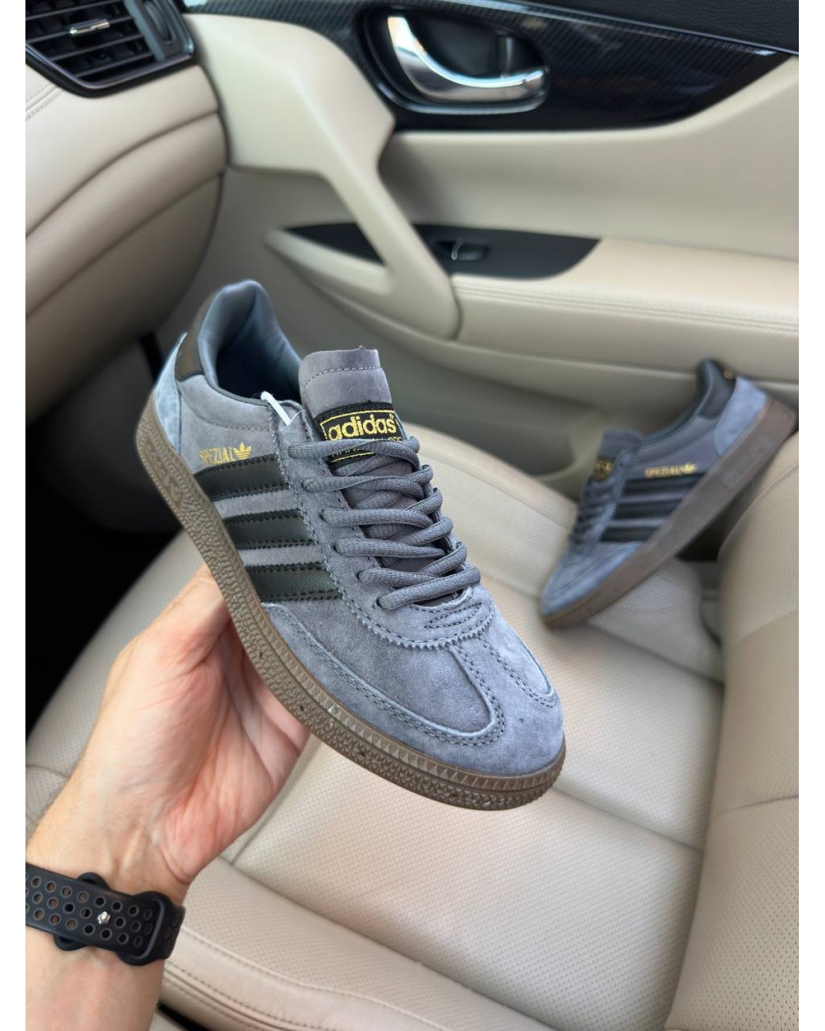 Adidas Spezial Dark Grey Black Adidas Spezial Dark Grey Black