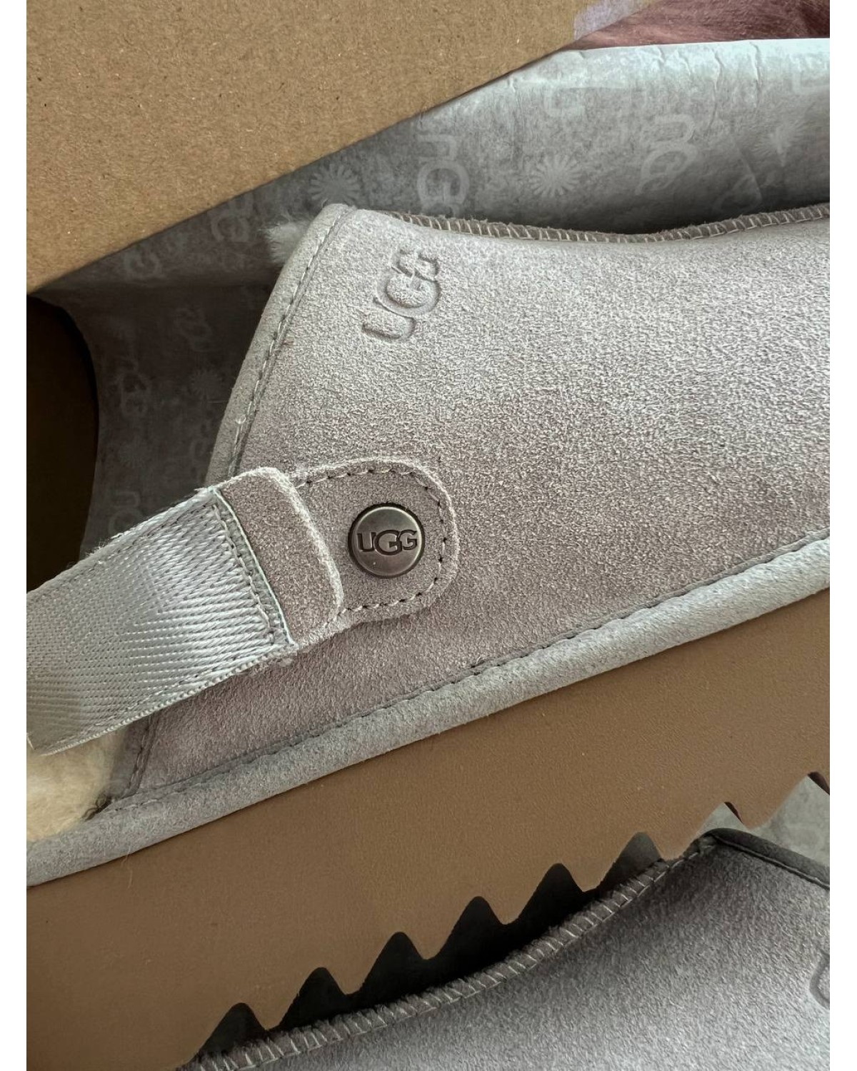 Lanah Clog Brown Grey