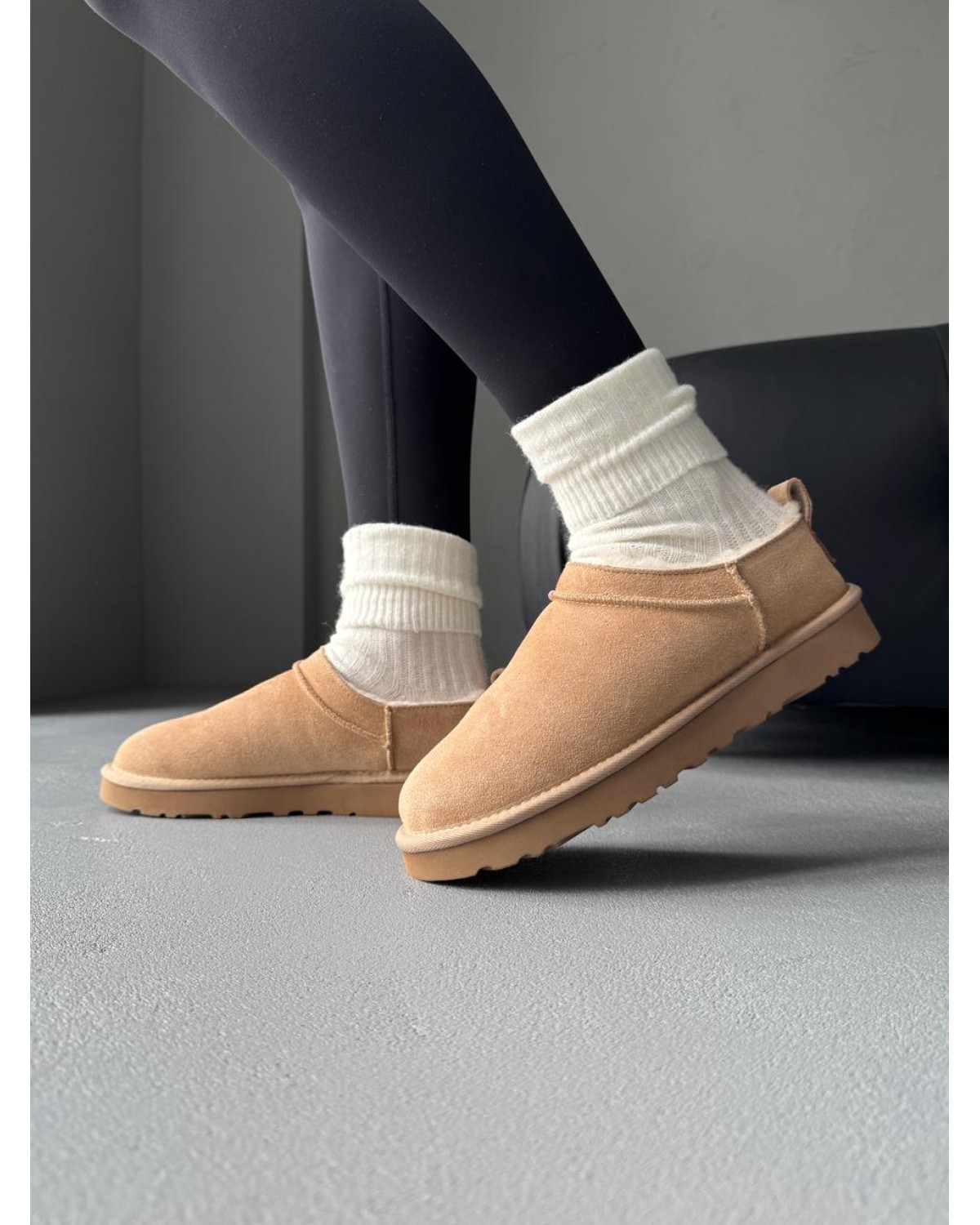 UGG Classic  Micro Boot Beige
