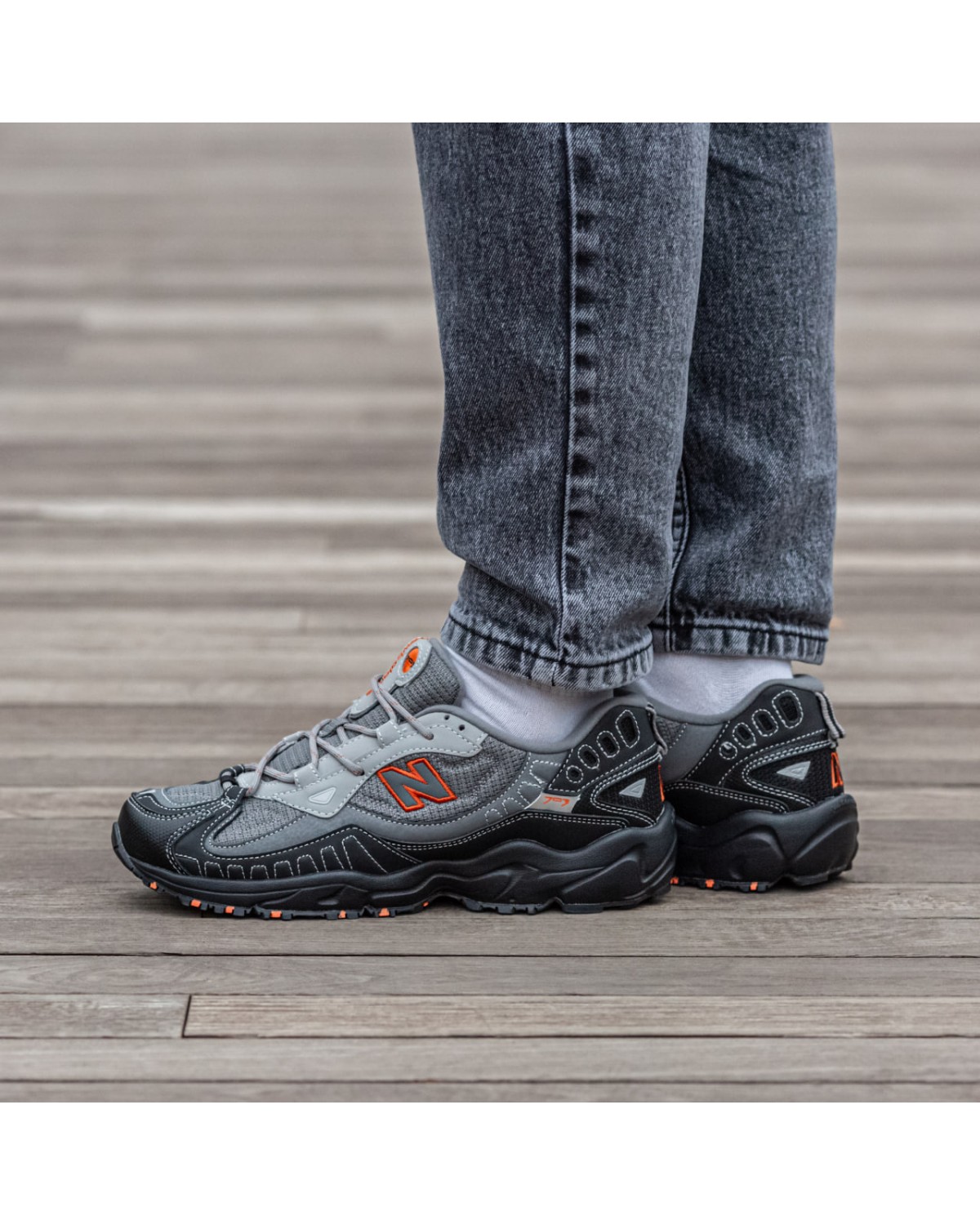 New Balance 703 Black Grey Orange