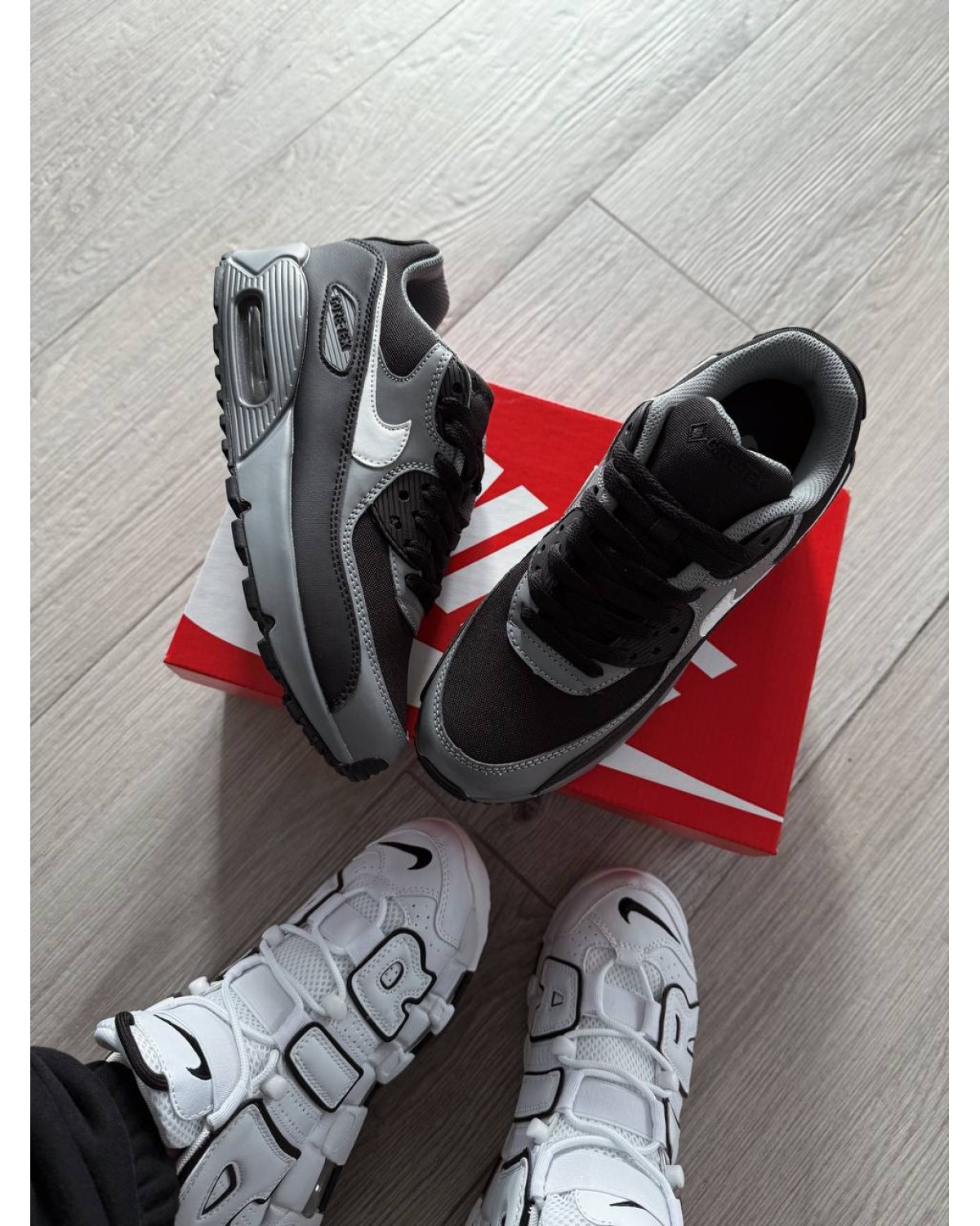 Nike Air Max 90 Gore-Tex Shoes Grey/Black Nike Air Max 90 Gore-Tex Shoes Grey/Black