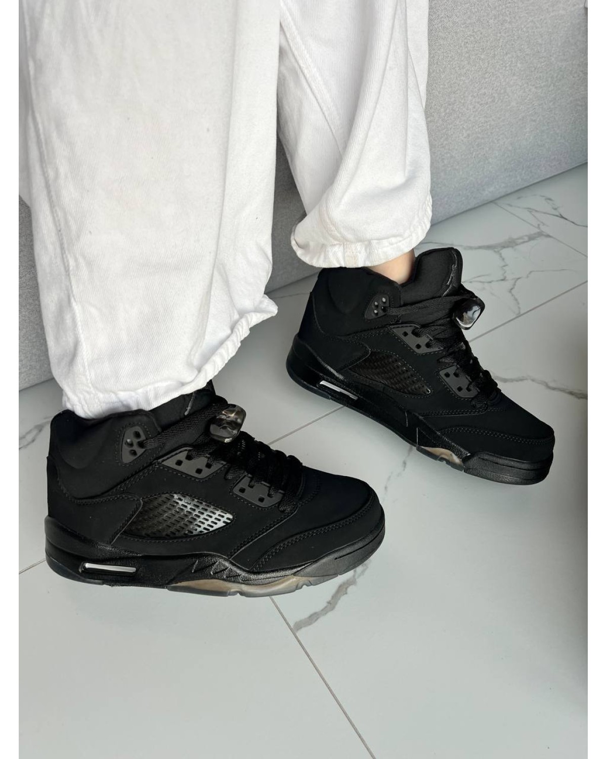 Jordan 5 Black Dark Brown Gum