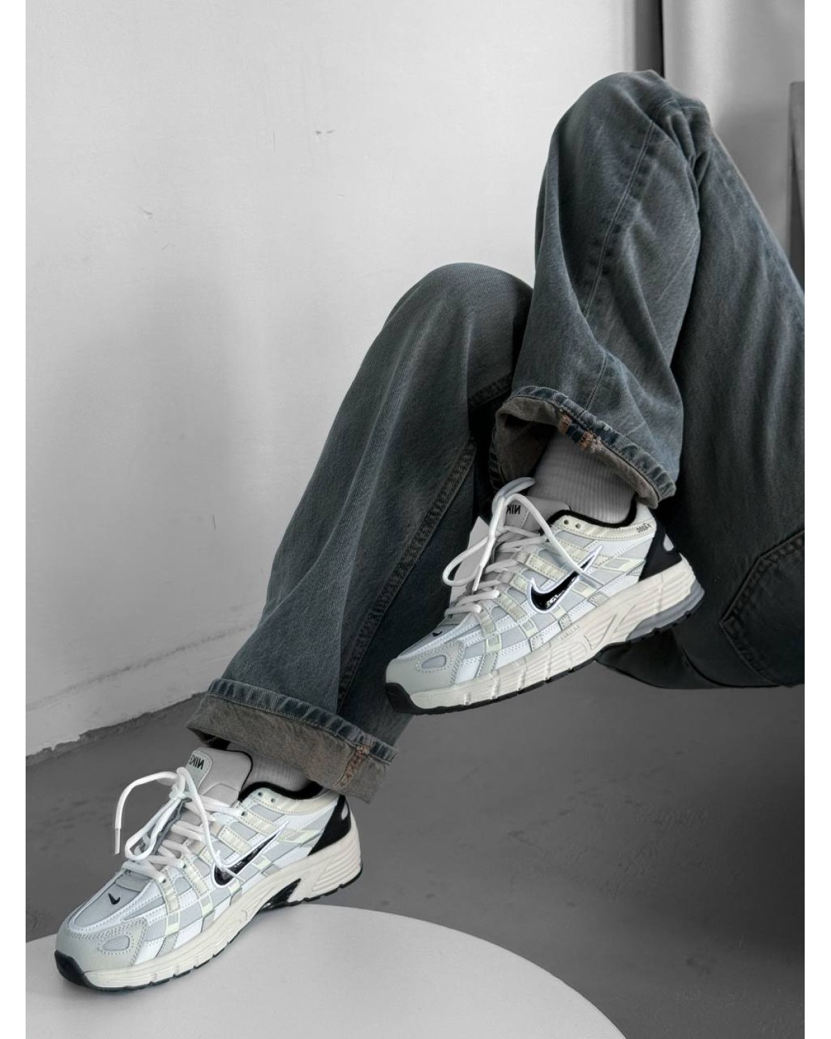 Nike P-6000 White Black Gore Tex