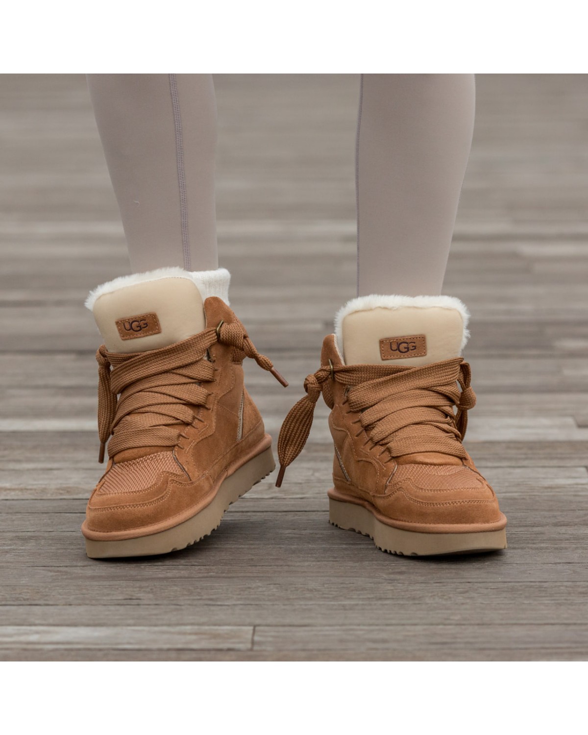 UGG Lowmel Sneaker High Chestnut