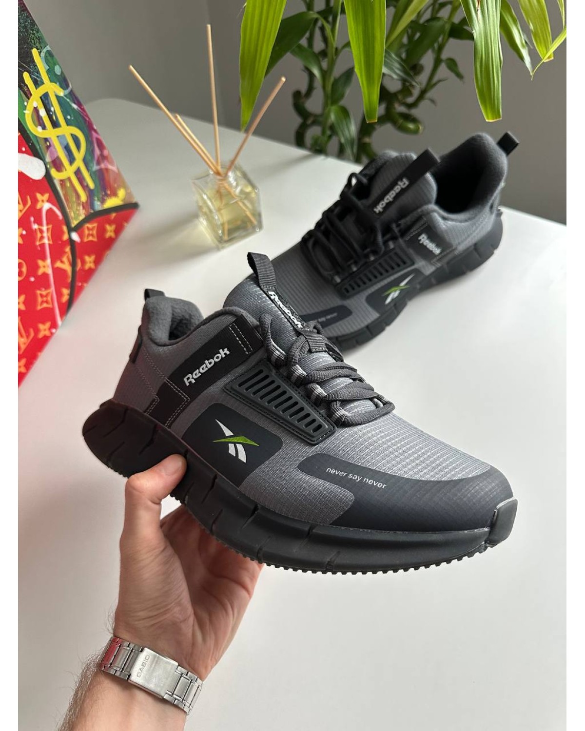 Reebok Zig Kinetica Grey Reebok Zig Kinetica Grey