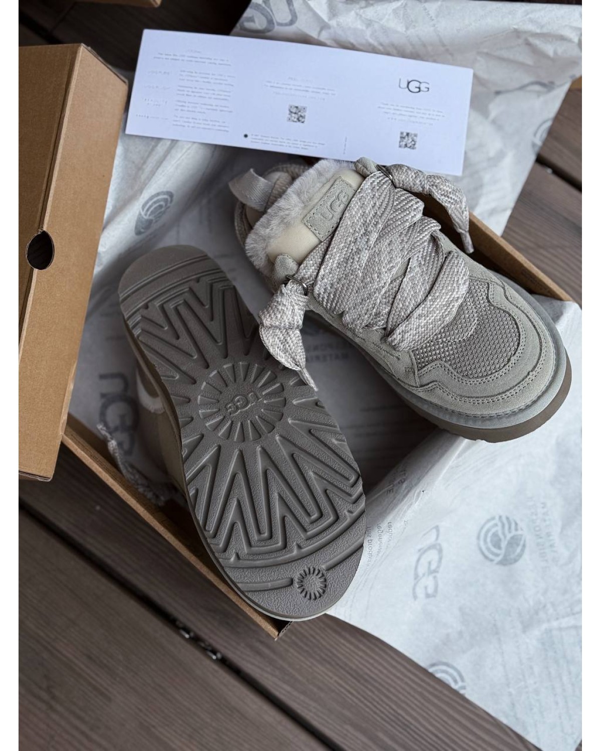 Ugg Lowmel Hickory Grey Ugg Lowmel Hickory Grey