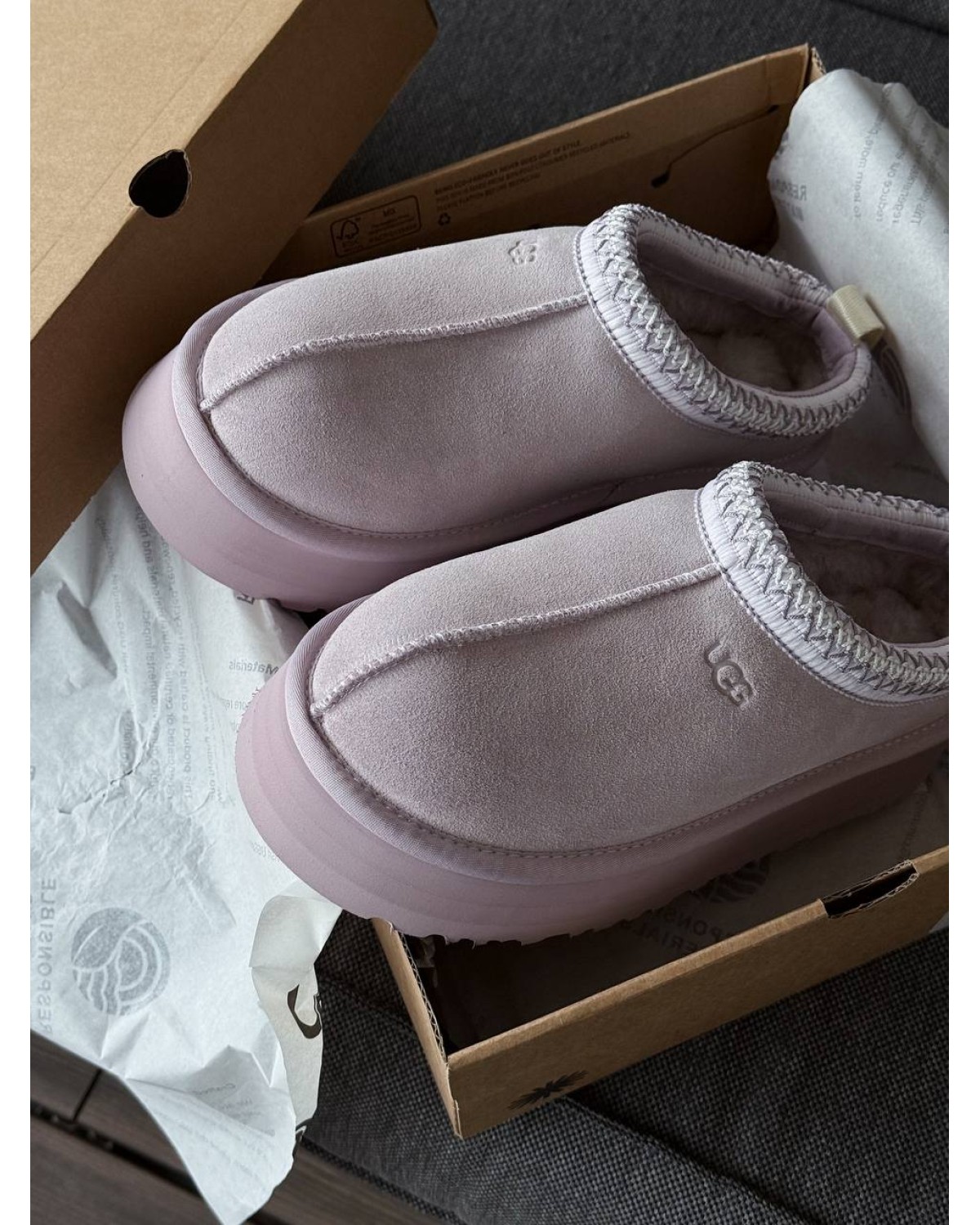 Ugg Tazz Slipper Bay Fog Platform Ugg Tazz Slipper Bay Fog Platform